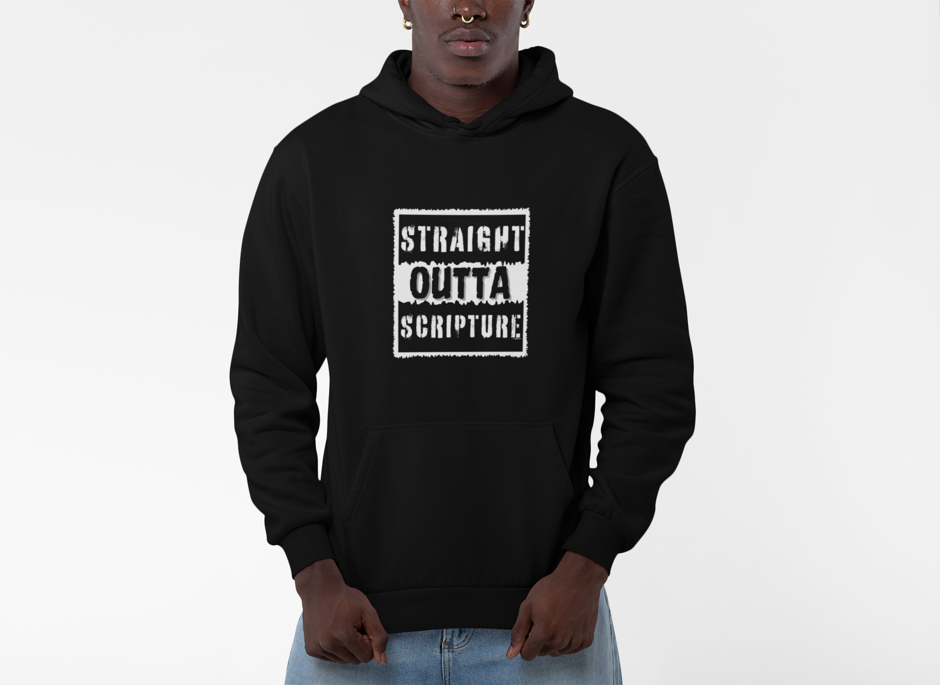 Straight Outta Scripture Unisex Hooded Sweatshirt Straight Outta Scripture Unisex Hooded Sweatshirt