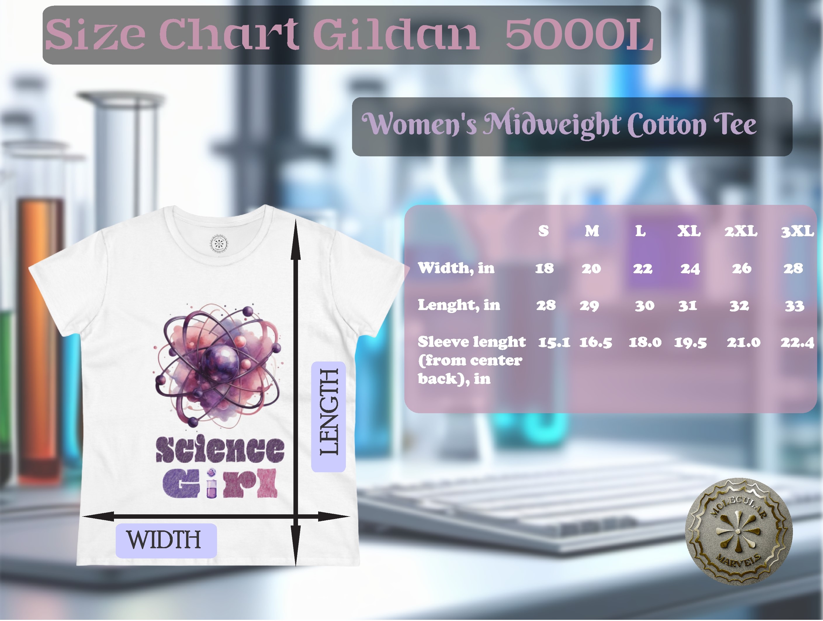 Science girl Women's Midweight Cotton Tee , atomic design, science vibes, science style, gift for her, women in science product thumbnail image Science girl Women's Midweight Cotton Tee , atomic design, science vibes, science style, gift for her, women in science product thumbnail image