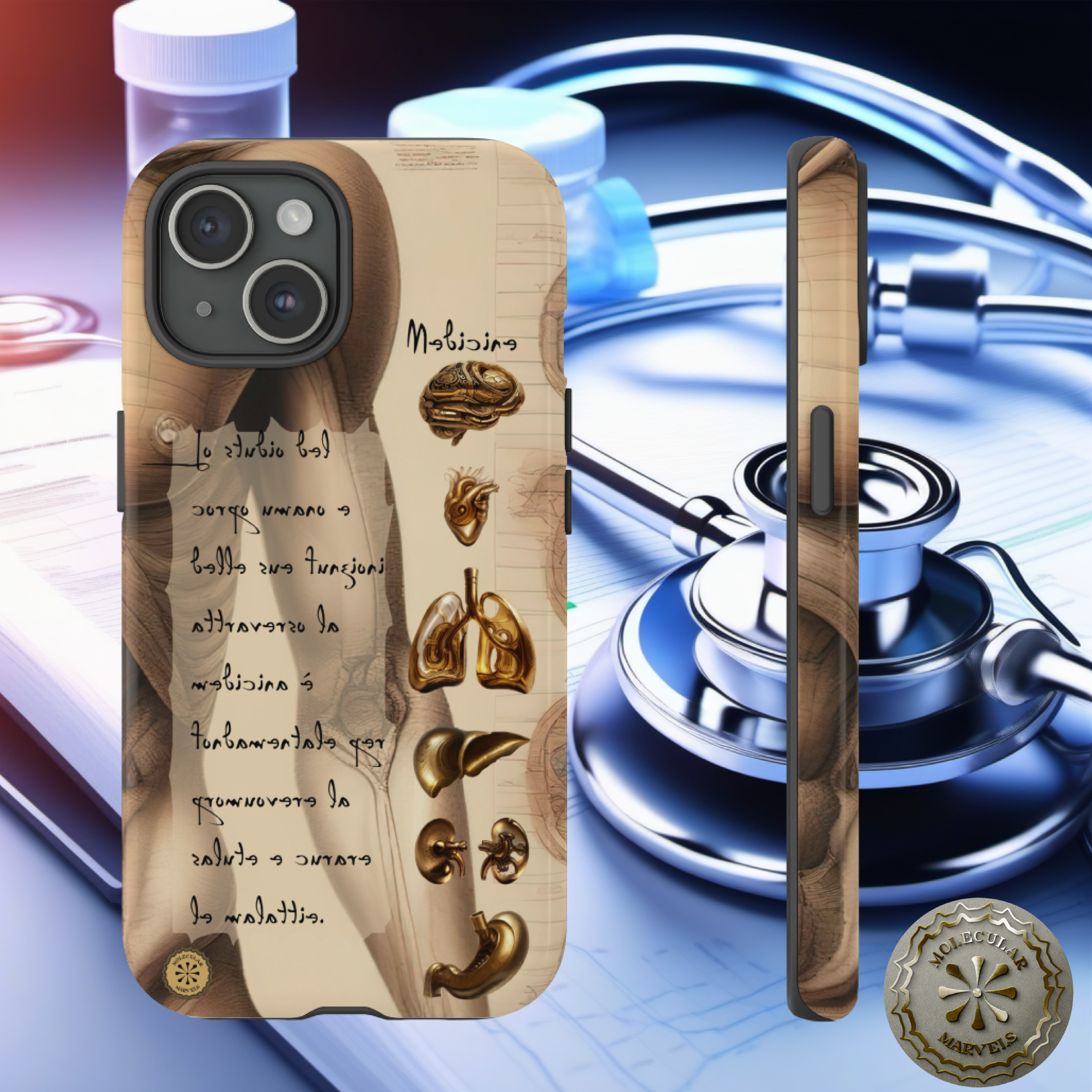 Medical Tough Cases- Organs themed, Doctor gift, Medicine case, Case for medicine, doctor style, medical themed product thumbnail image Medical Tough Cases- Organs themed, Doctor gift, Medicine case, Case for medicine, doctor style, medical themed product thumbnail image