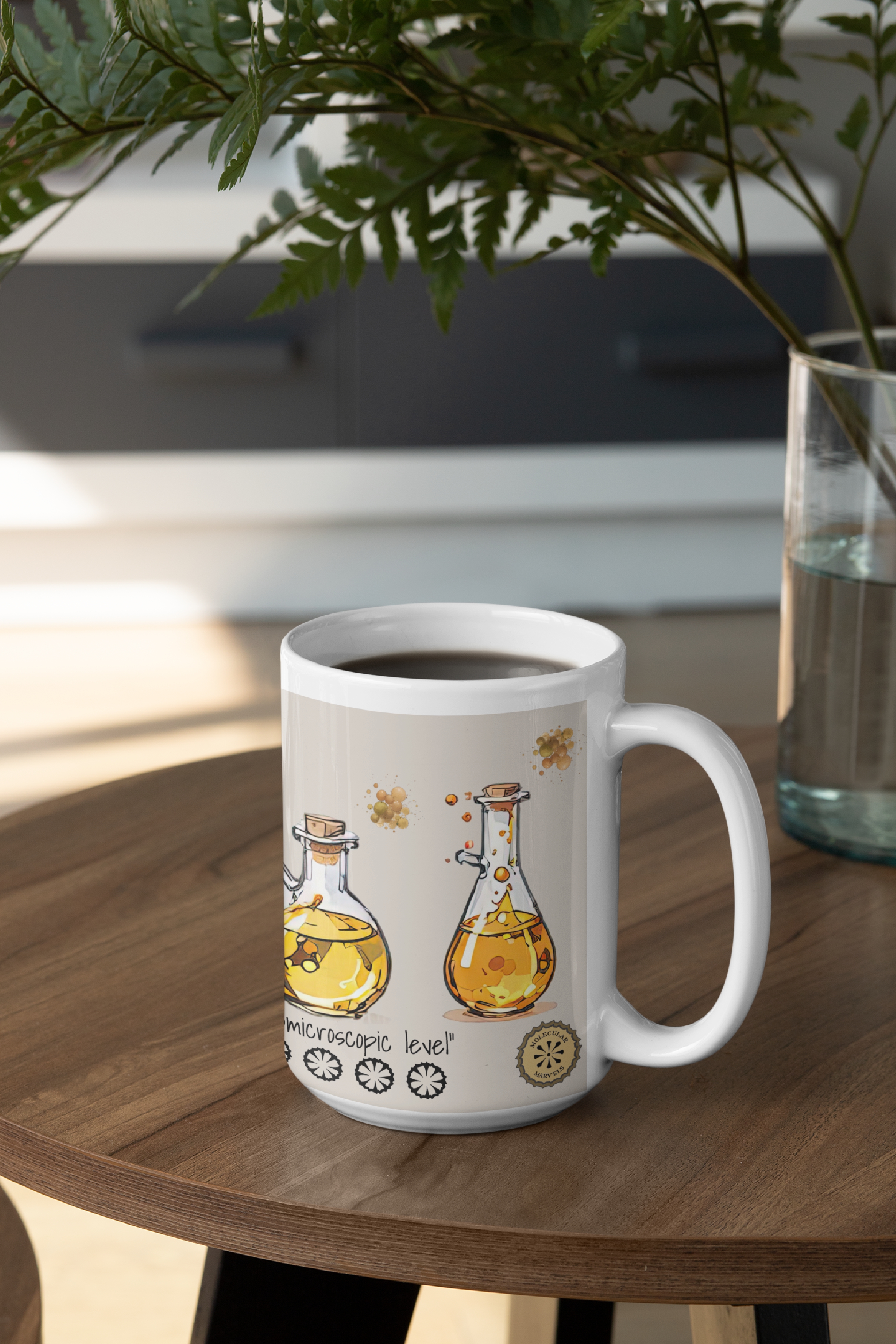 Chemistry Ceramic Mug 4 flask - Chemist Science Lover Gift - 15oz Mug- Molecular mug- organic chemistry- chemical compounds product thumbnail image Chemistry Ceramic Mug 4 flask - Chemist Science Lover Gift - 15oz Mug- Molecular mug- organic chemistry- chemical compounds product thumbnail image