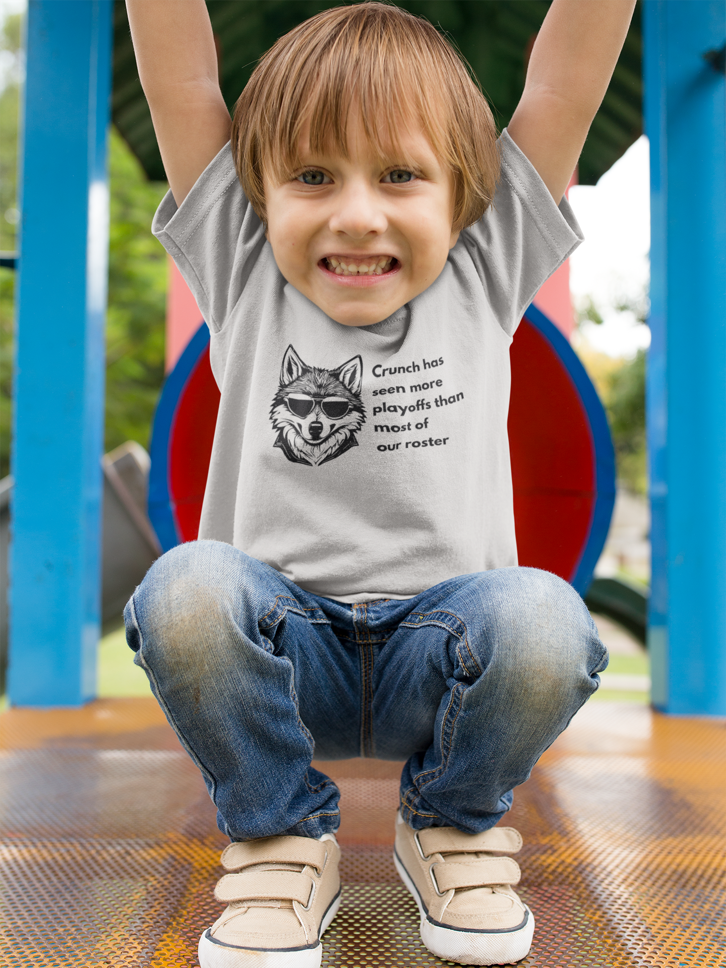 Crunch has seen more playoffs than most of our roster - Kids Heavy Cotton™ Tee product thumbnail image Crunch has seen more playoffs than most of our roster - Kids Heavy Cotton™ Tee product thumbnail image