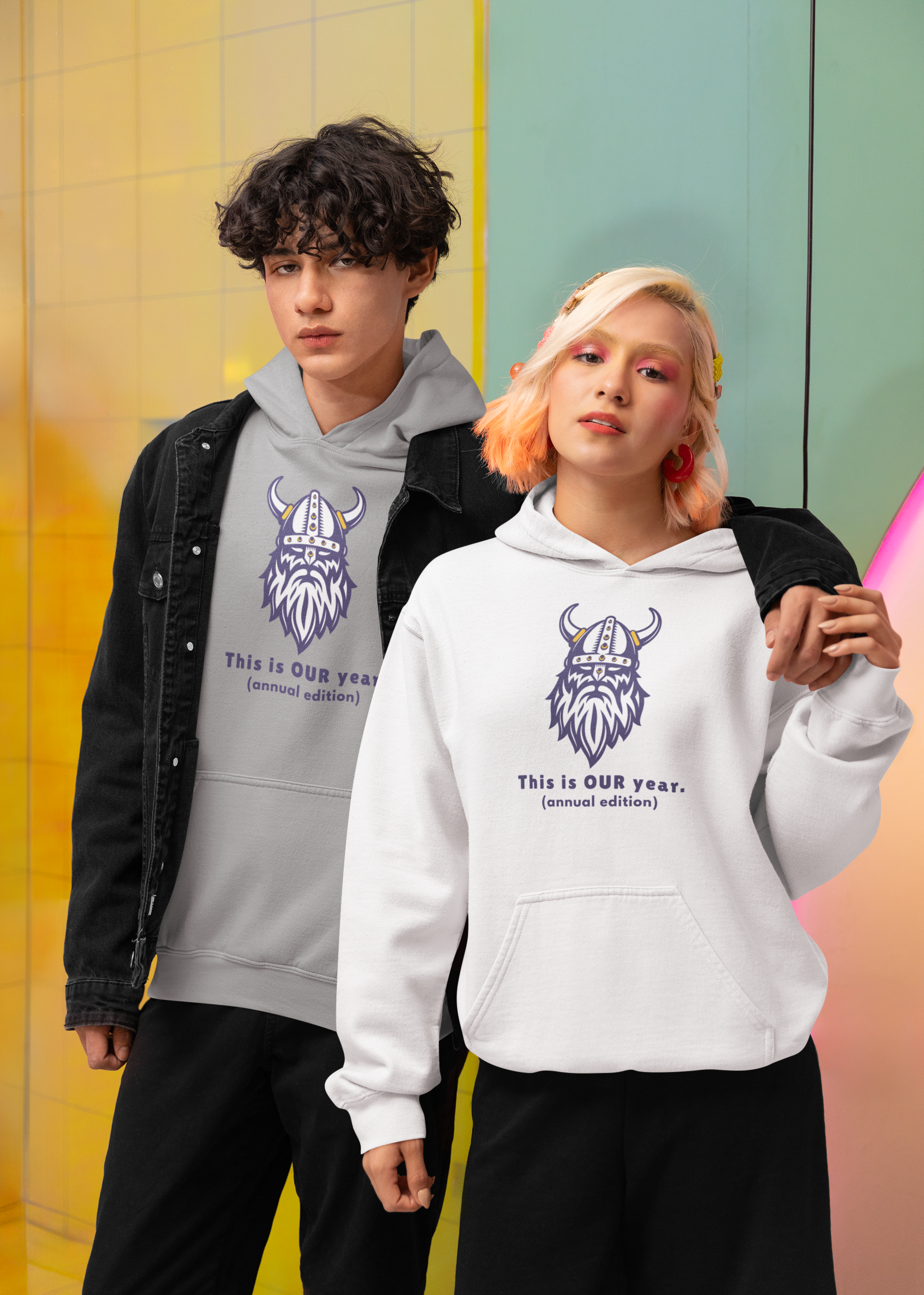 Hooded Sweatshirt, This is OUR year (annual edition), Unisex Pullover, Graphic Sweater, Cozy Top, Winter Apparel product thumbnail image Hooded Sweatshirt, This is OUR year (annual edition), Unisex Pullover, Graphic Sweater, Cozy Top, Winter Apparel product thumbnail image