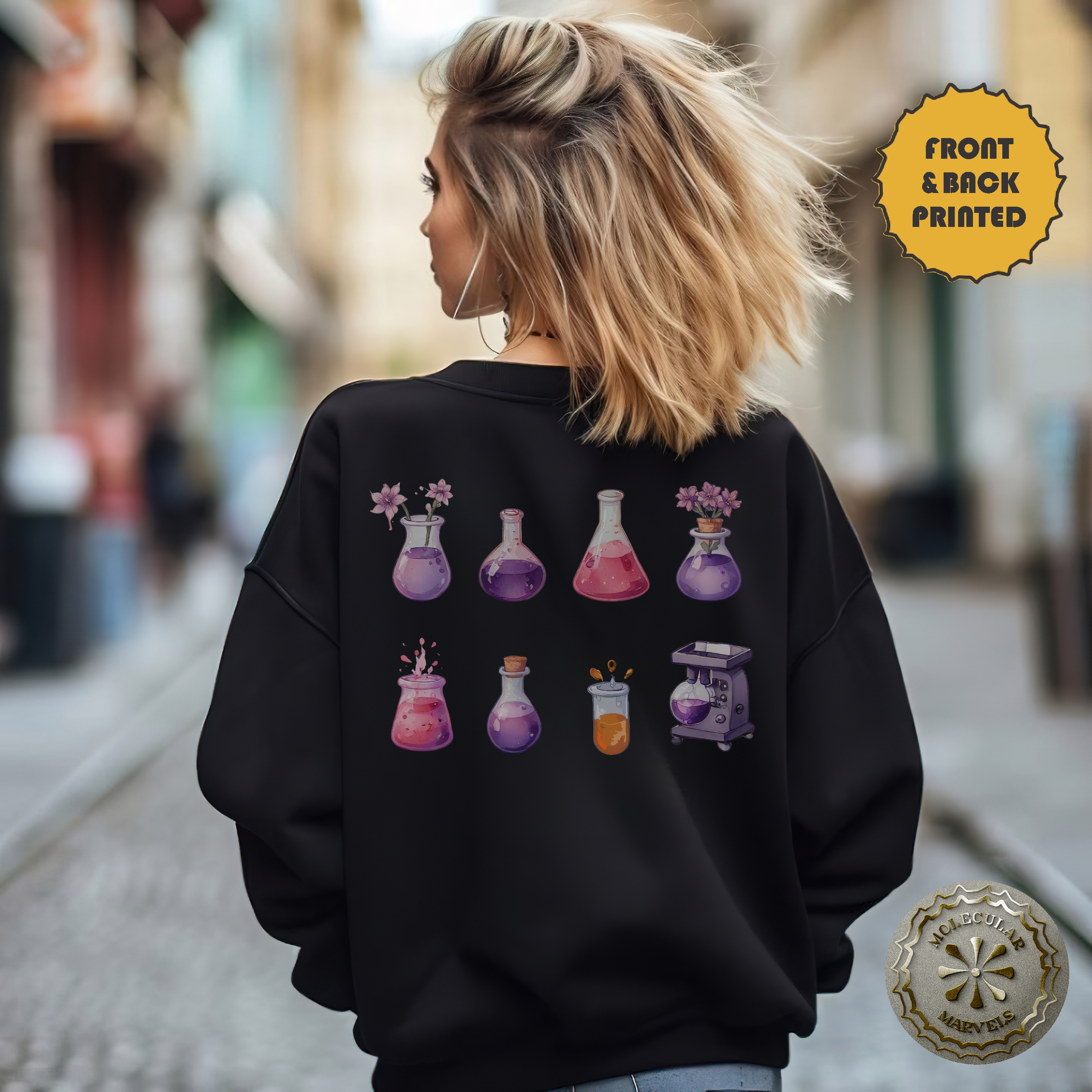 Science girl Heavy Blend™ Crewneck Sweatshirt, atomic design, student gift, science vibes, science style, gift for her, women in science Science girl Heavy Blend™ Crewneck Sweatshirt, atomic design, student gift, science vibes, science style, gift for her, women in science