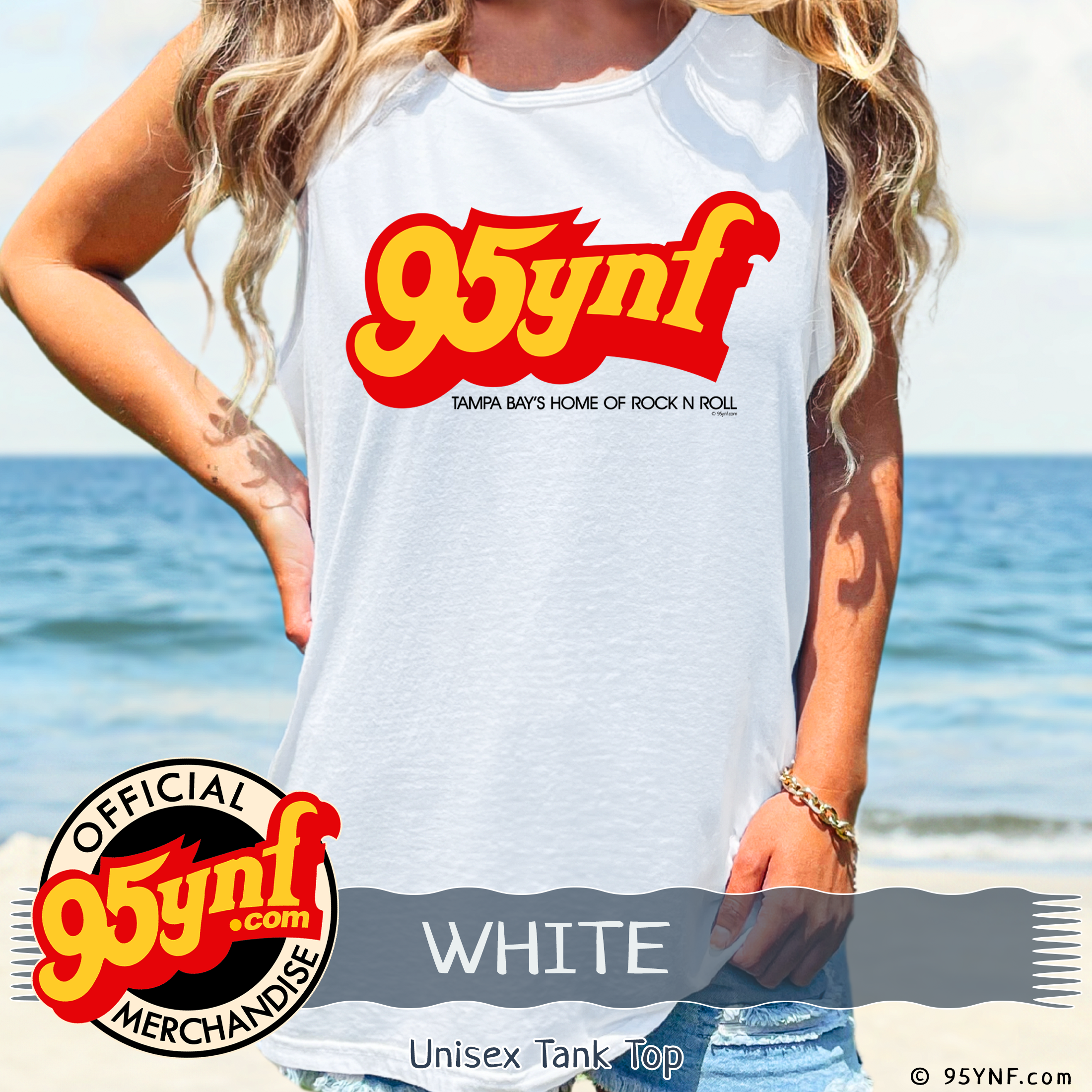 95ynf Tank Top White (Classic Series) 95ynf Tank Top White (Classic Series)