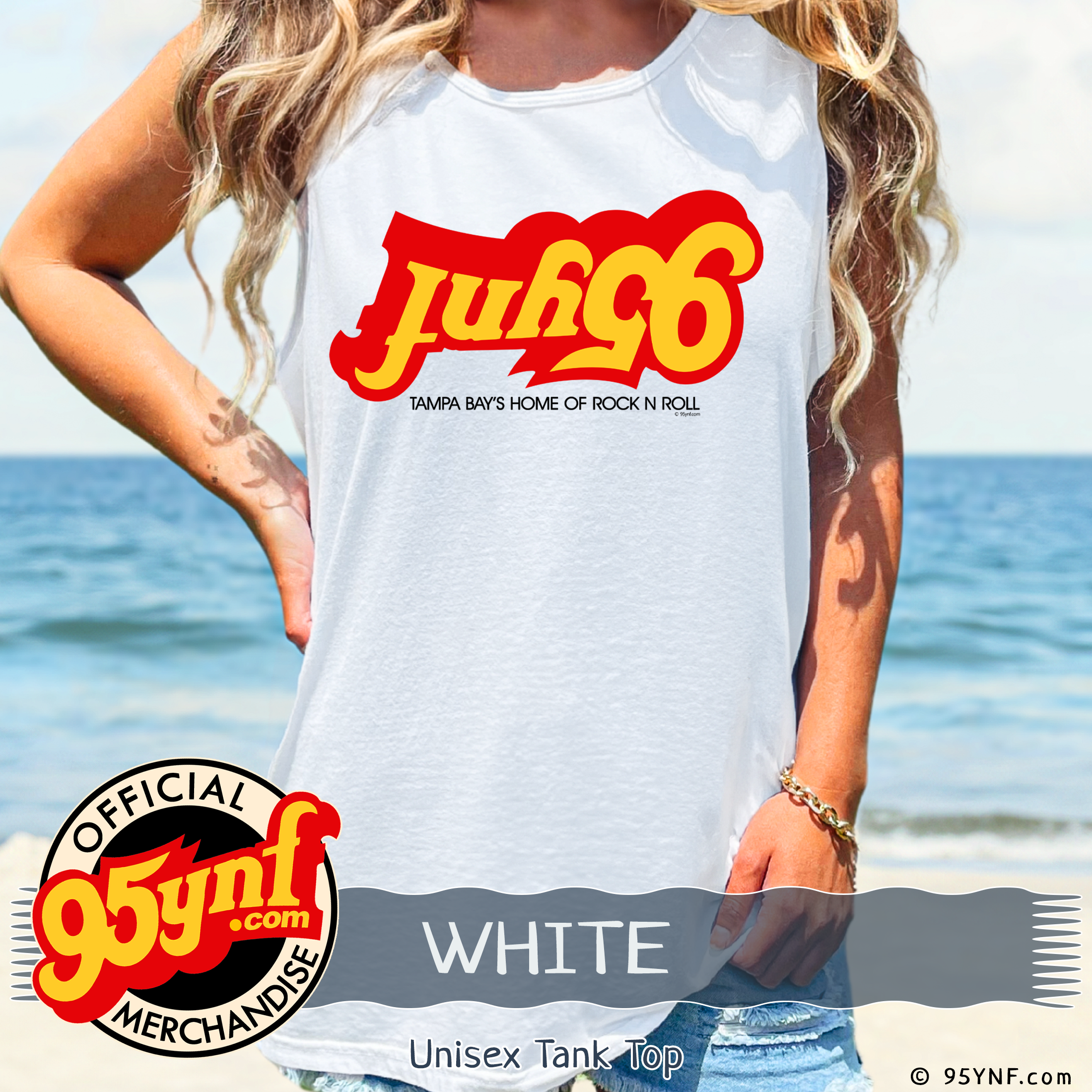 95ynf Tank Top White Upside Down (Classic Series) product thumbnail image 95ynf Tank Top White Upside Down (Classic Series) product thumbnail image