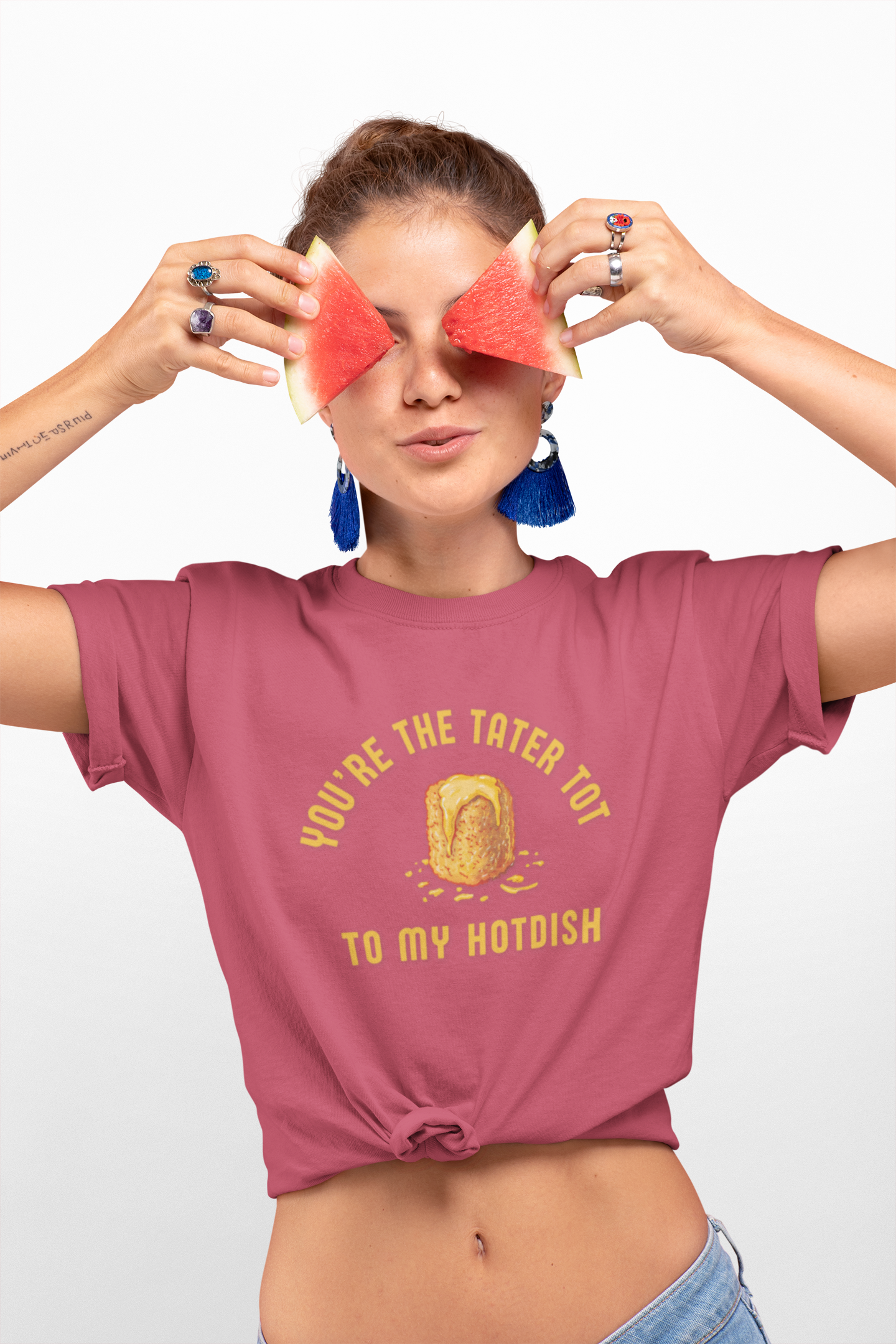 Tater Tot Hotdish Unisex T-Shirt, Minnesota Food Lover Gift, Comfortable Tee, Funny Potato Design, Matching Couples Shirt product thumbnail image Tater Tot Hotdish Unisex T-Shirt, Minnesota Food Lover Gift, Comfortable Tee, Funny Potato Design, Matching Couples Shirt product thumbnail image