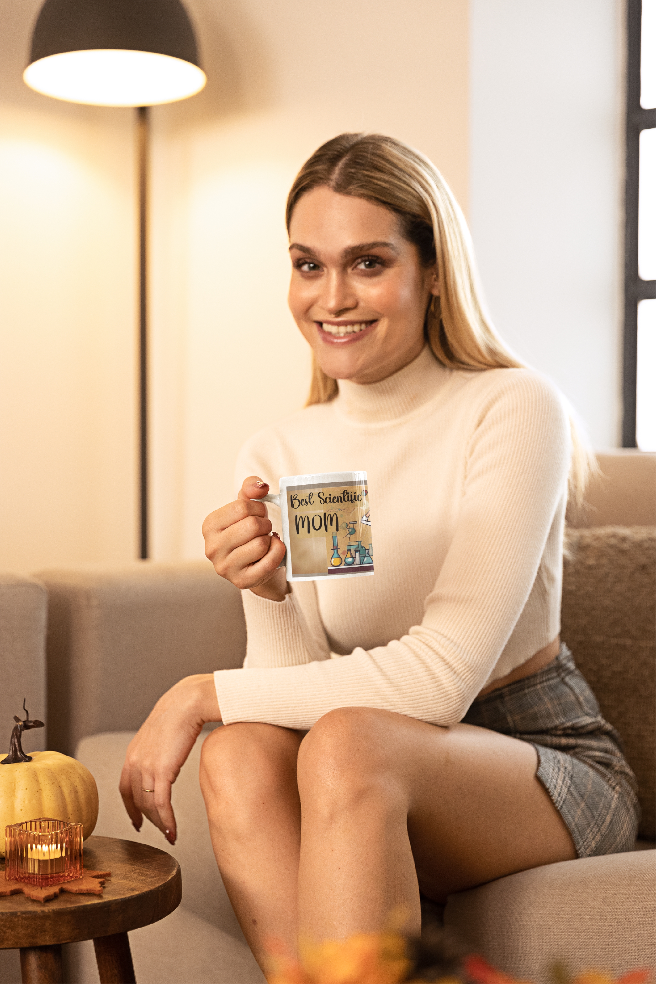 Personalized Best Scientific Mom Ceramic Coffee Mug - Science Lover Gift- 11/15oz- mom gif- mom researcher- Mothers Day Gift product thumbnail image