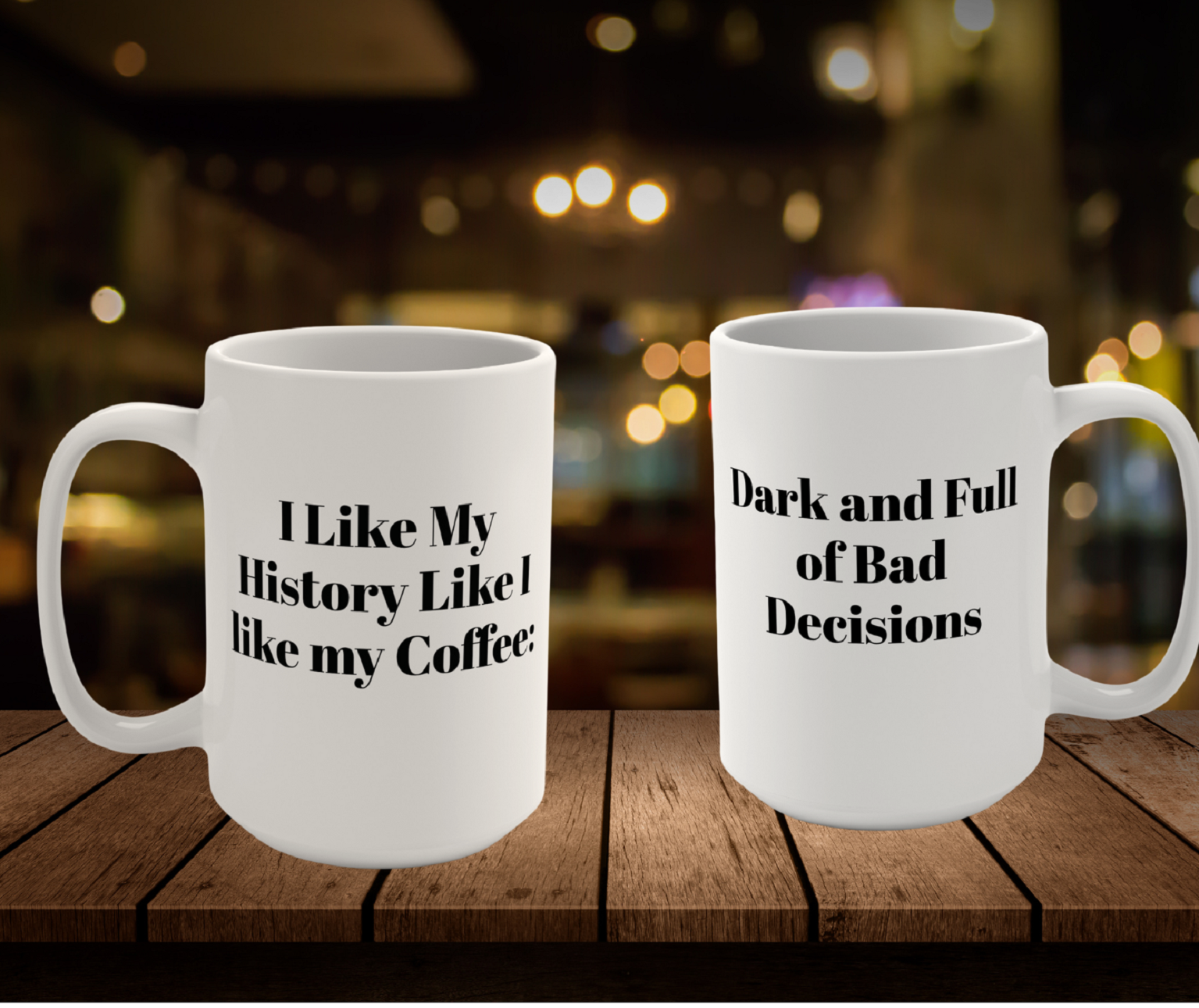 Funny History Coffee Mug - "I Like My History Like I Like My Coffee" - Dark Humor Gift for Historians, History Buffs, and Coffee Lovers product thumbnail image Funny History Coffee Mug - "I Like My History Like I Like My Coffee" - Dark Humor Gift for Historians, History Buffs, and Coffee Lovers product thumbnail image