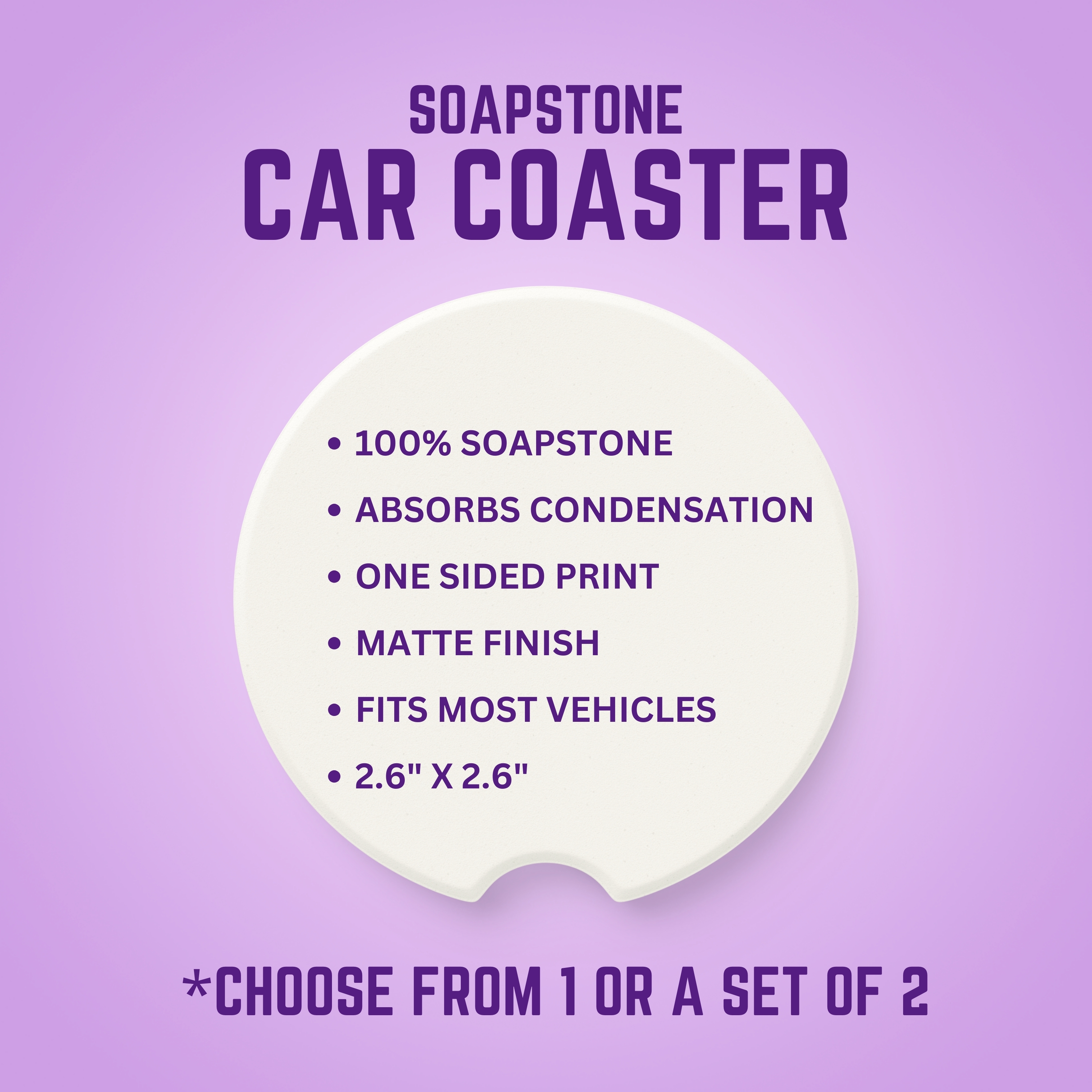 Bangtan Soapstone Car Coaster, Designed for ARMY by ARMY product thumbnail image Bangtan Soapstone Car Coaster, Designed for ARMY by ARMY product thumbnail image