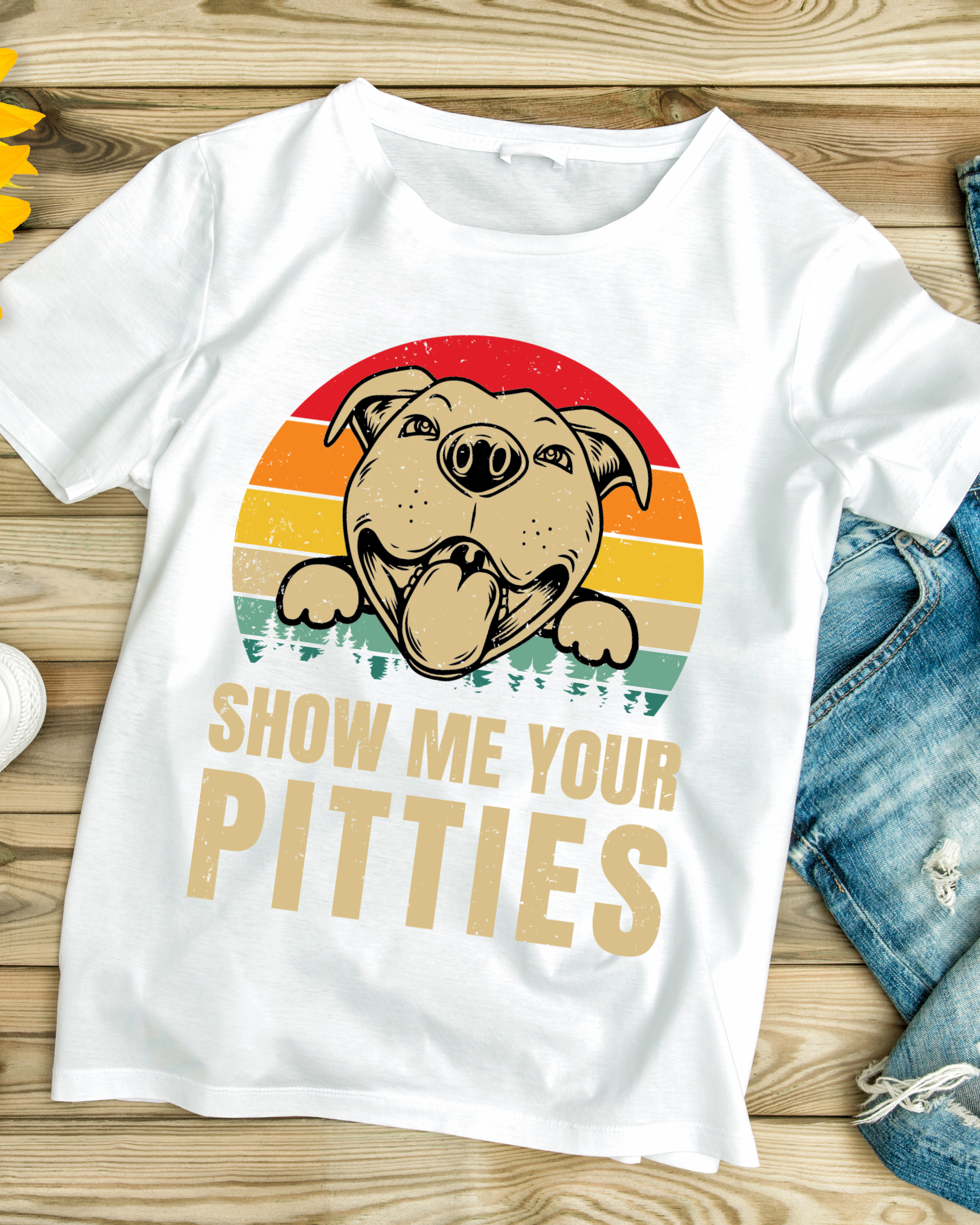 Show Me Your Pitties Unisex Softstyle T-Shirt - Fun Pet Lover Tee product thumbnail image Show Me Your Pitties Unisex Softstyle T-Shirt - Fun Pet Lover Tee product thumbnail image