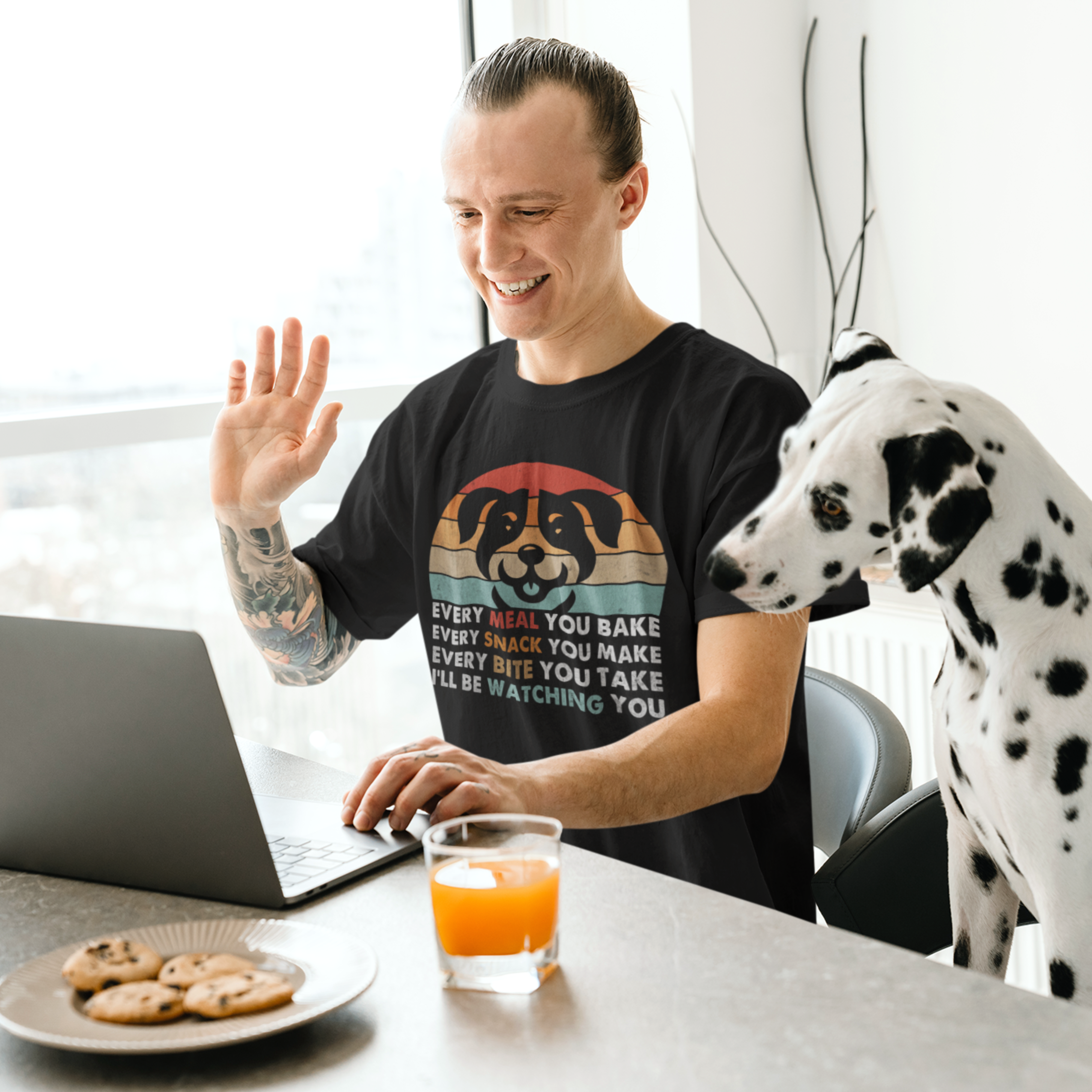 I'll Be Watching You Unisex Softstyle T-Shirt - Fun Pet Lover Tee I'll Be Watching You Unisex Softstyle T-Shirt - Fun Pet Lover Tee