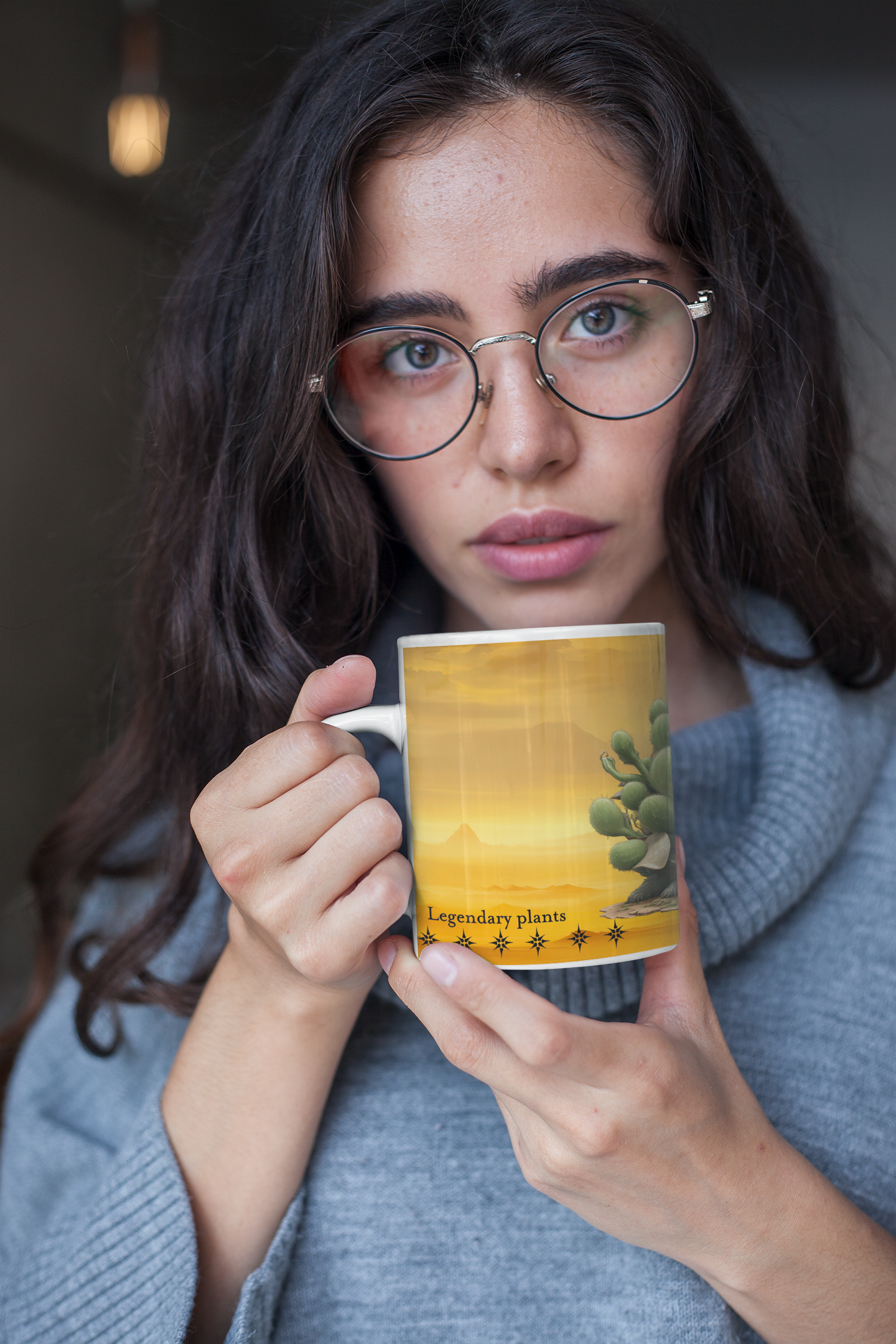 Desert Oasis Ceramic Coffee Mug - Vibrant Cactus Design 11/15oz product thumbnail image Desert Oasis Ceramic Coffee Mug - Vibrant Cactus Design 11/15oz product thumbnail image