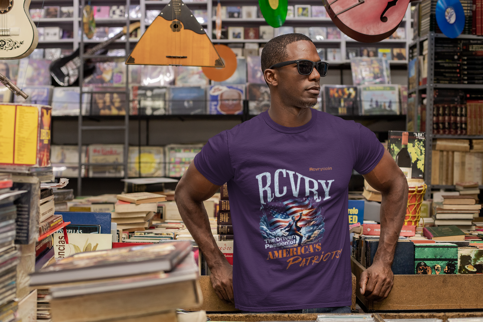 RCVRY Patriotic Crypto T-Shirt product thumbnail image