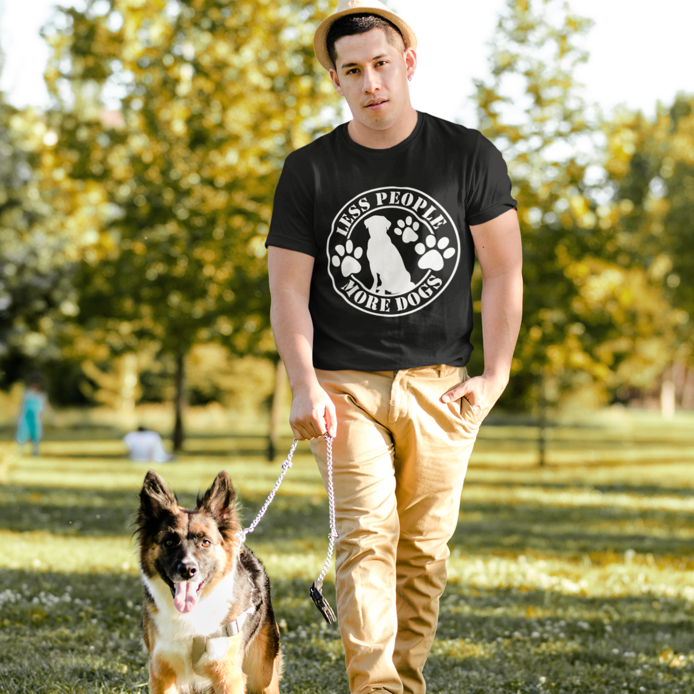 Less People More Dogs Unisex Softstyle T-Shirt Lightweight Cotton Classic Fit Crew Neck Tee for Casual Comfort for Adults Less People More Dogs Unisex Softstyle T-Shirt Lightweight Cotton Classic Fit Crew Neck Tee for Casual Comfort for Adults