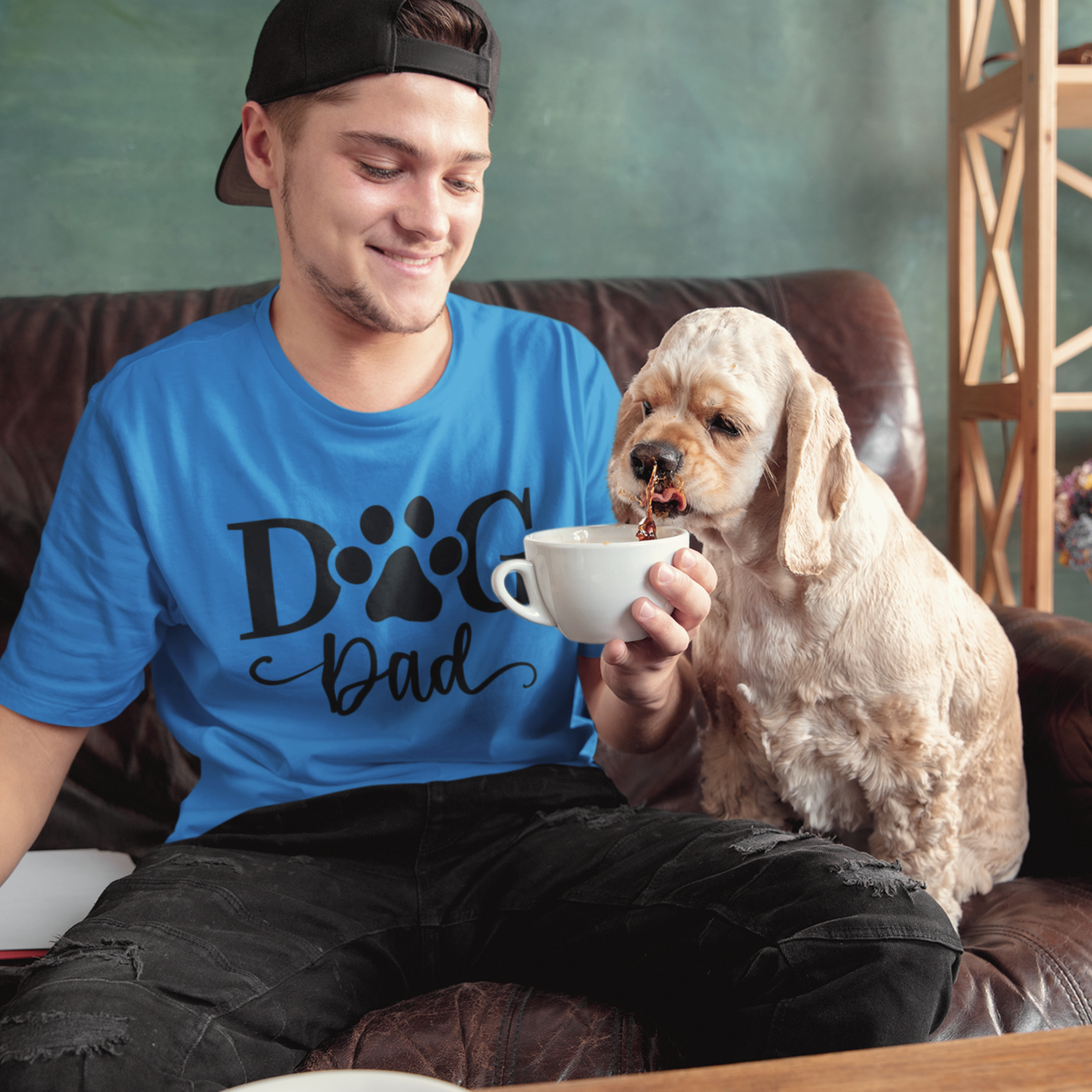 Dog Dad Dog Lover Softstyle T-Shirt for Men Dog Dad Dog Lover Softstyle T-Shirt for Men