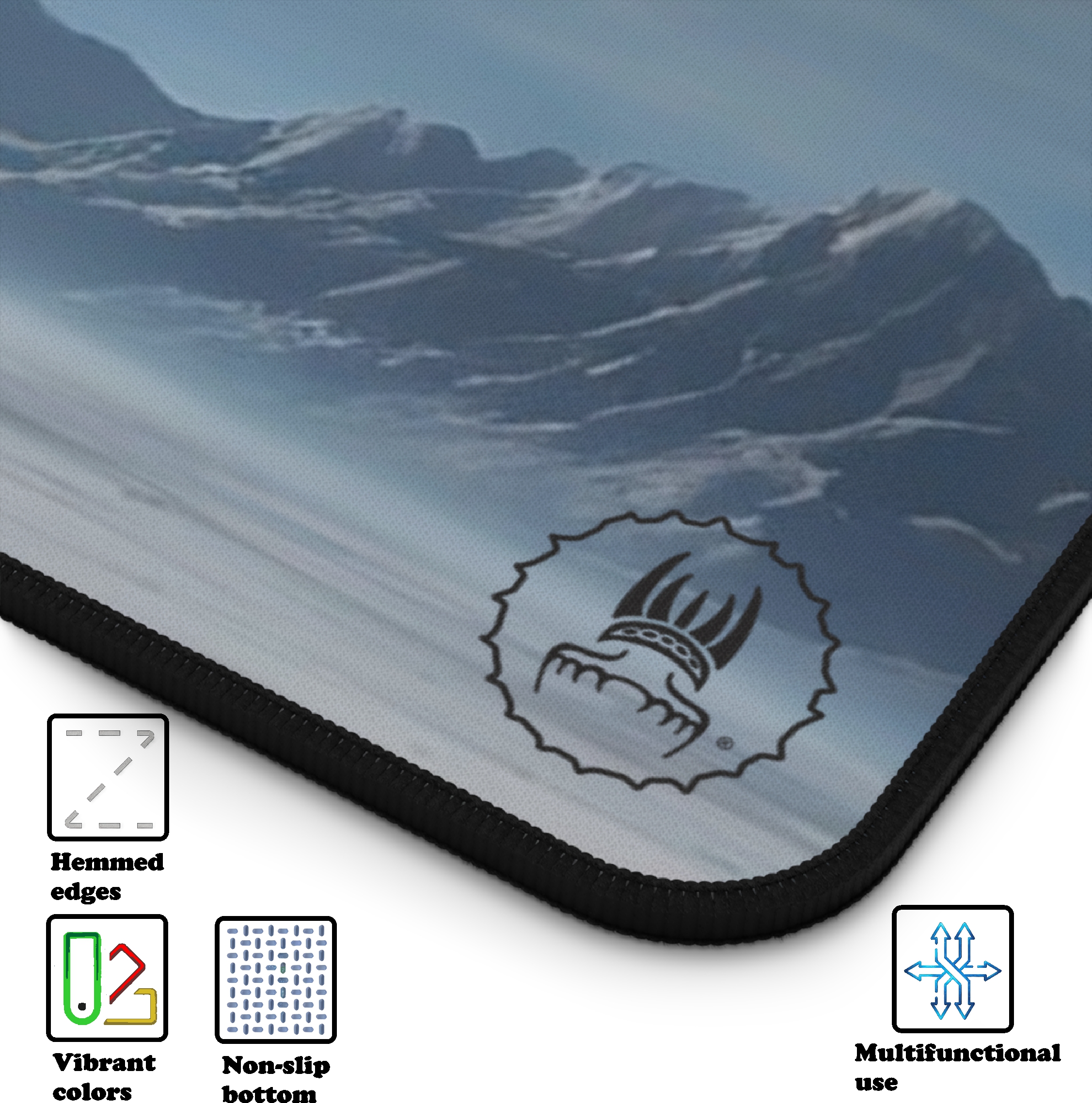 Desk Mat Otherworldly fantasy, Alien desertic landscape- desertic planet, cosmic desert, fantastical landscape product thumbnail image Desk Mat Otherworldly fantasy, Alien desertic landscape- desertic planet, cosmic desert, fantastical landscape product thumbnail image