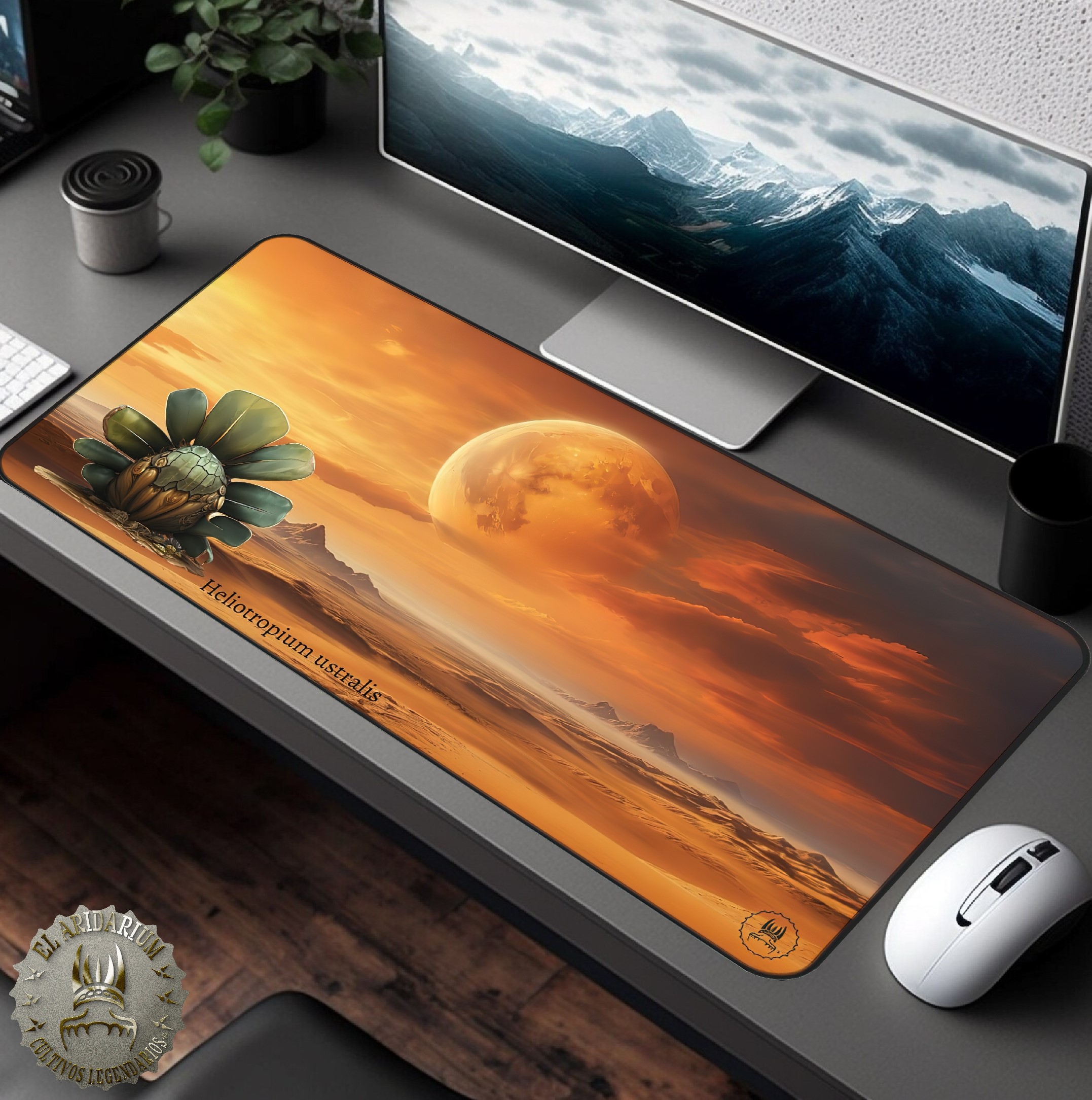 Desk Mat Otherworldly fantasy plants, Alien desertic landscape- desertic planet, cosmic desert, fantastical landscape, alien arid plants Desk Mat Otherworldly fantasy plants, Alien desertic landscape- desertic planet, cosmic desert, fantastical landscape, alien arid plants