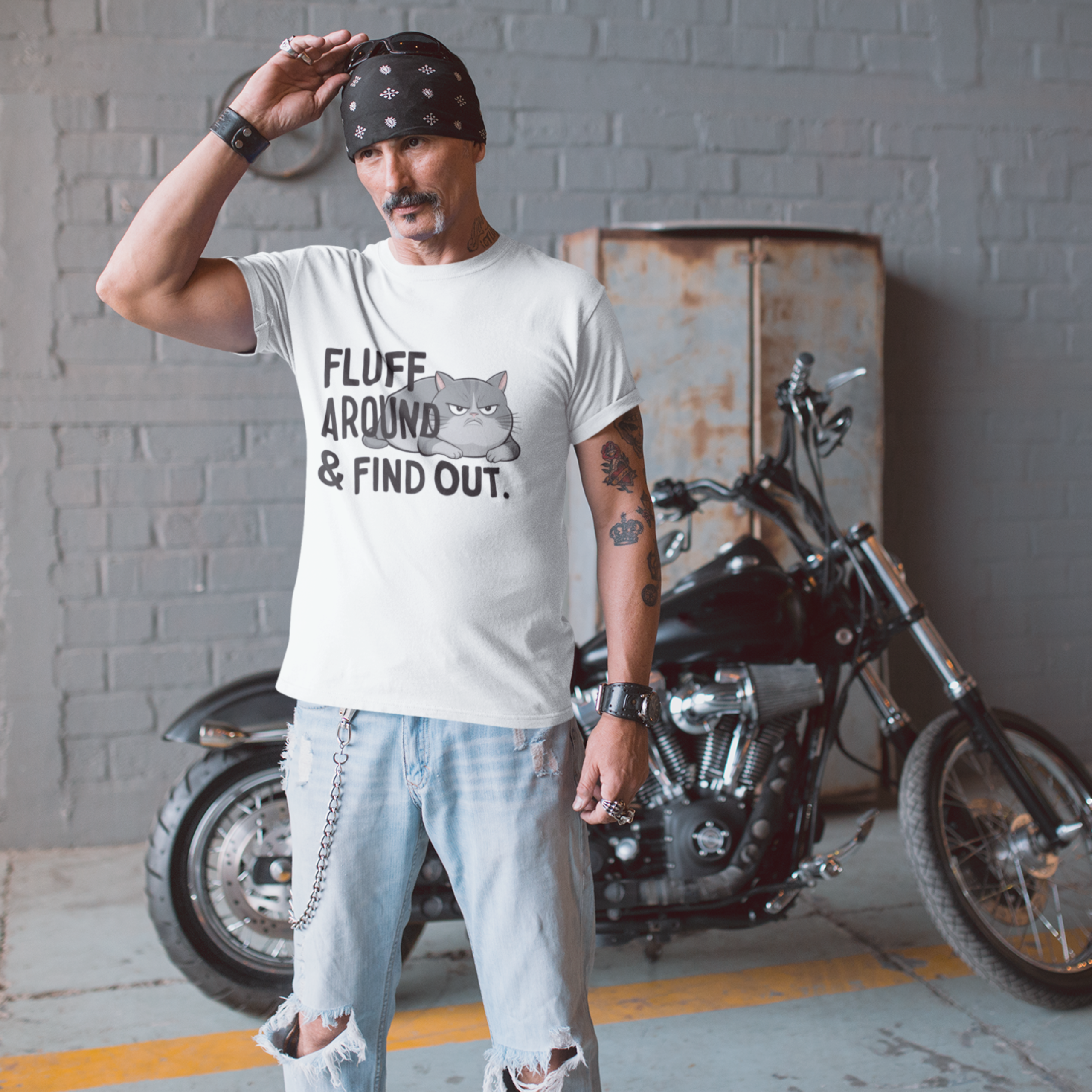 Fluff Around and Find Out, Cat Lover T-Shirt Fluff Around and Find Out, Cat Lover T-Shirt