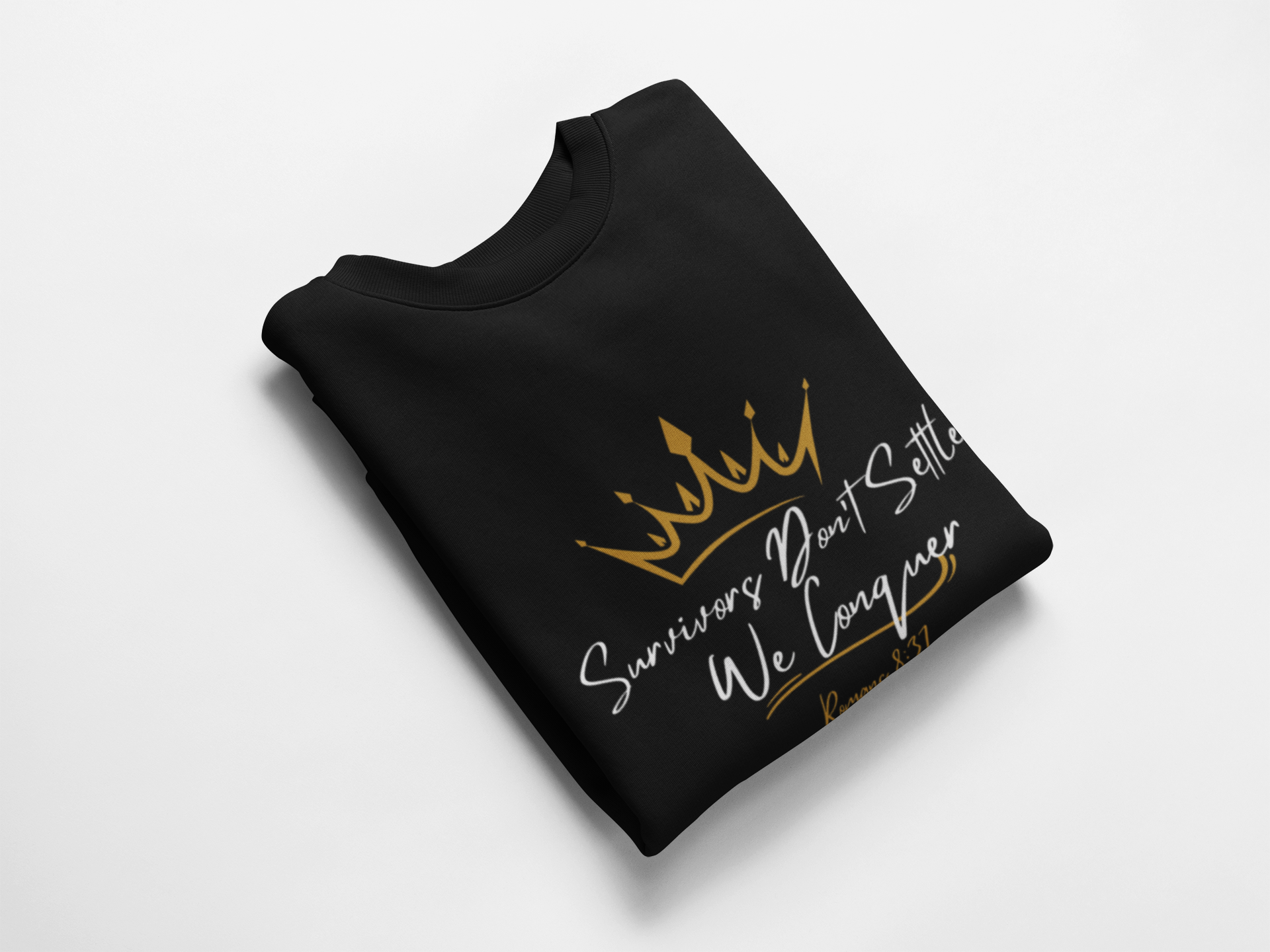 Survivors Conquer Unisex Sweatshirt product thumbnail image Survivors Conquer Unisex Sweatshirt product thumbnail image