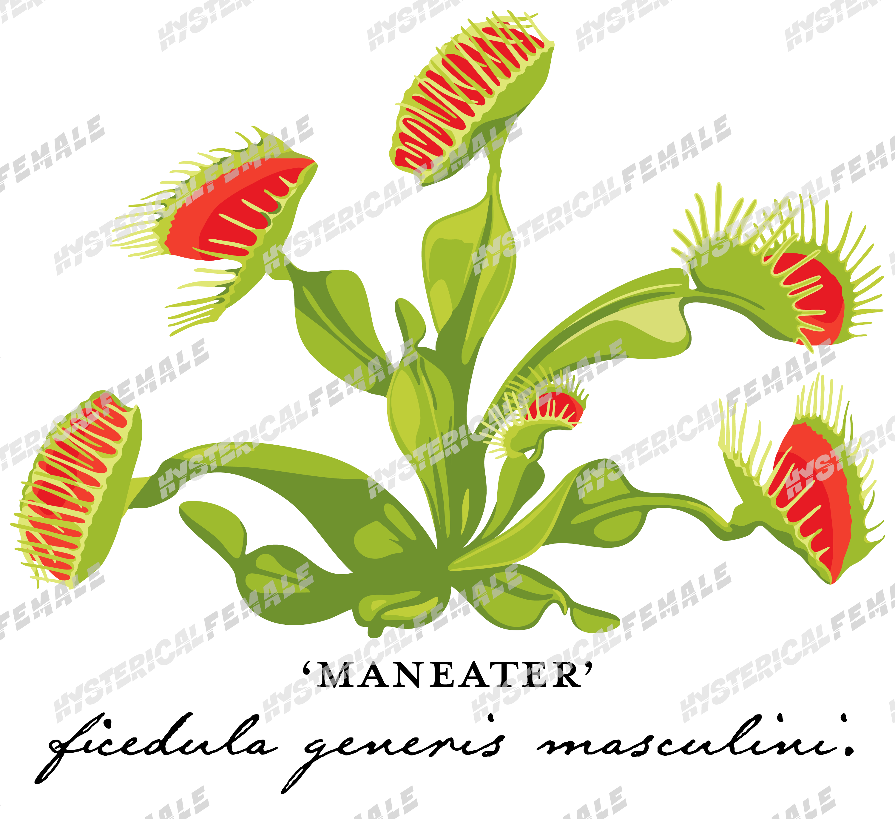 Venus Fly Trap "Maneater" Canvas Tote Bag product thumbnail image