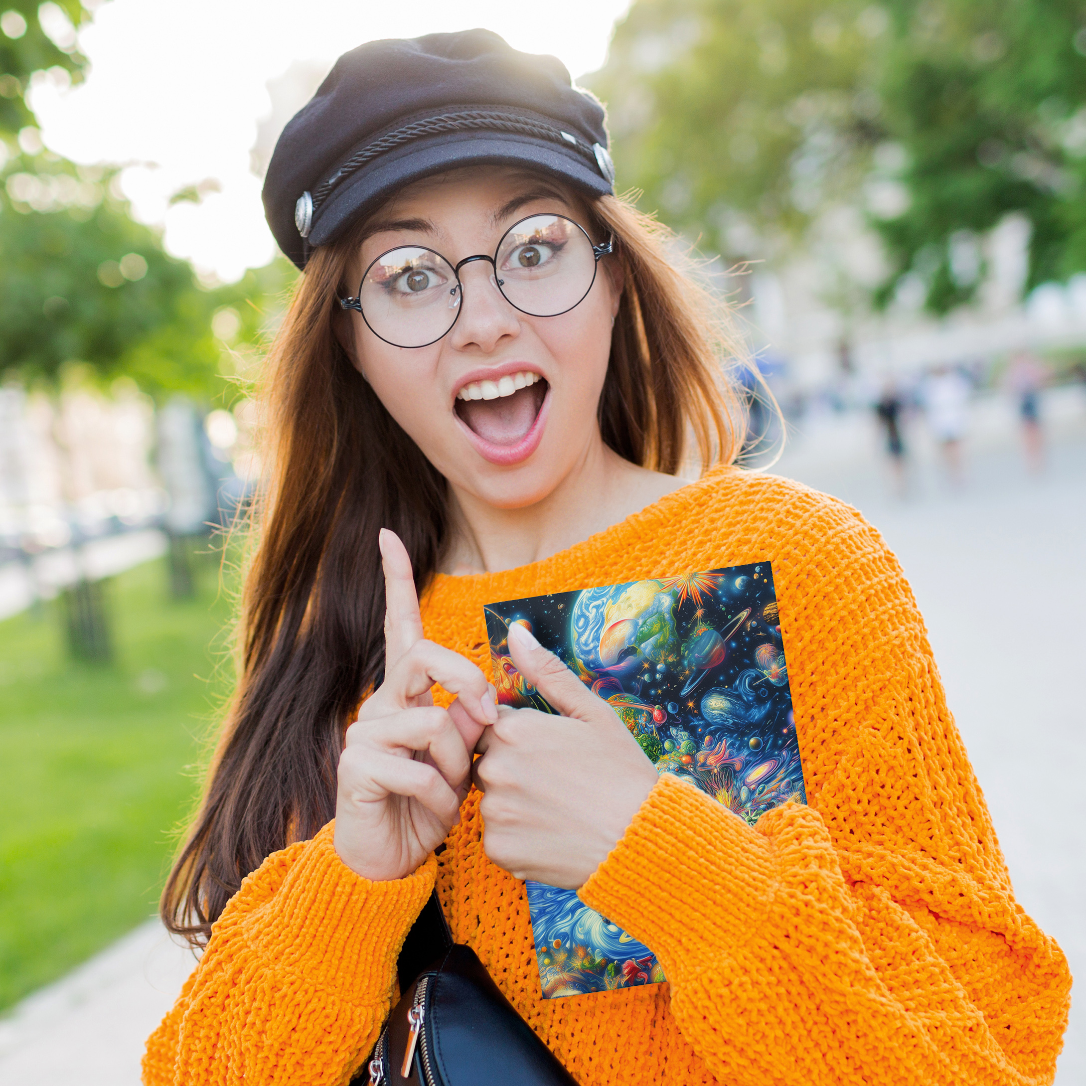 Psychedelic Art Hardcover Journal Notebook with Aesthetic Design Like Visual Poetry & Creativity product thumbnail image Psychedelic Art Hardcover Journal Notebook with Aesthetic Design Like Visual Poetry & Creativity product thumbnail image