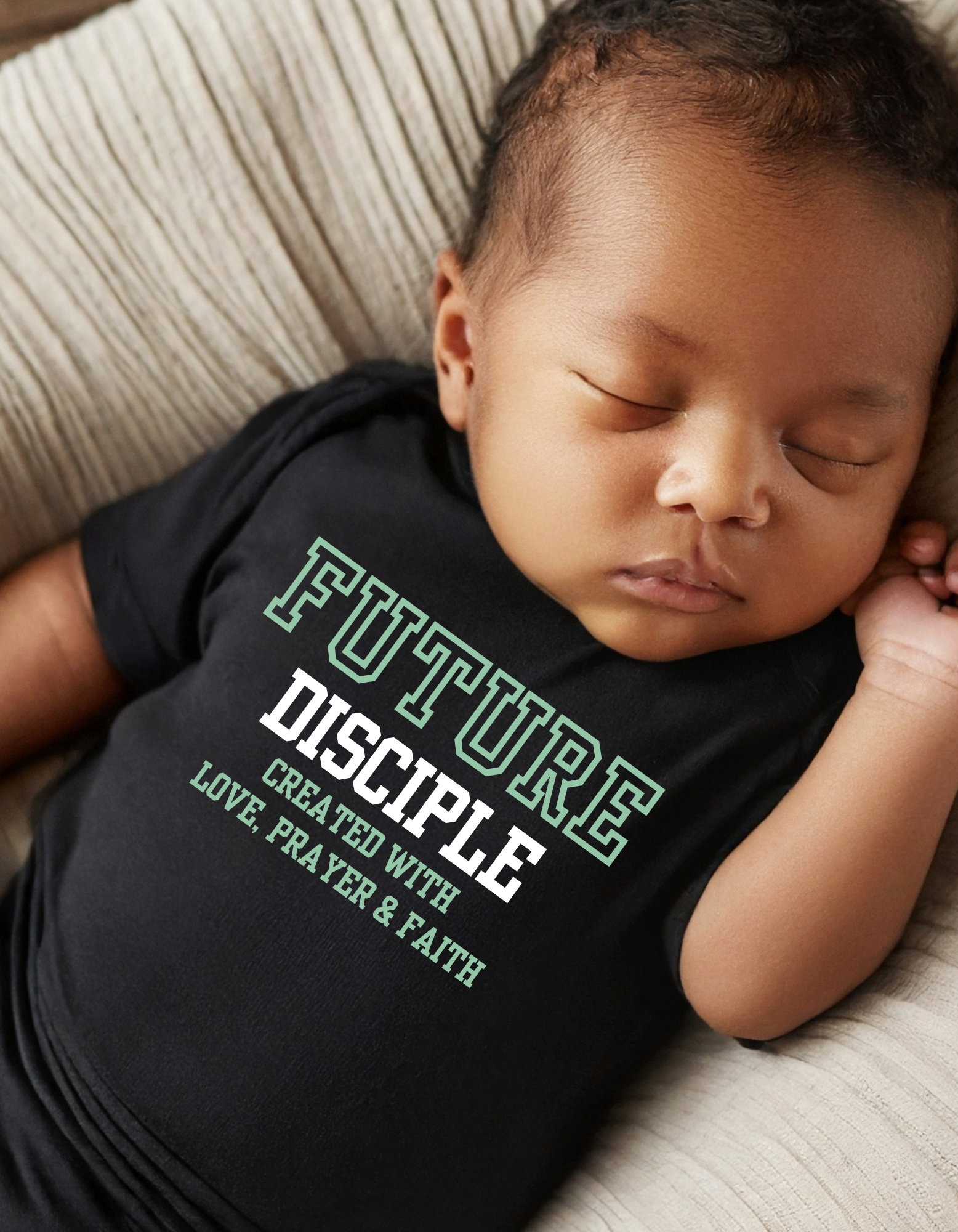 Infant Bodysuit - Future Disciple - Created with Love, Prayer &amp; Faith