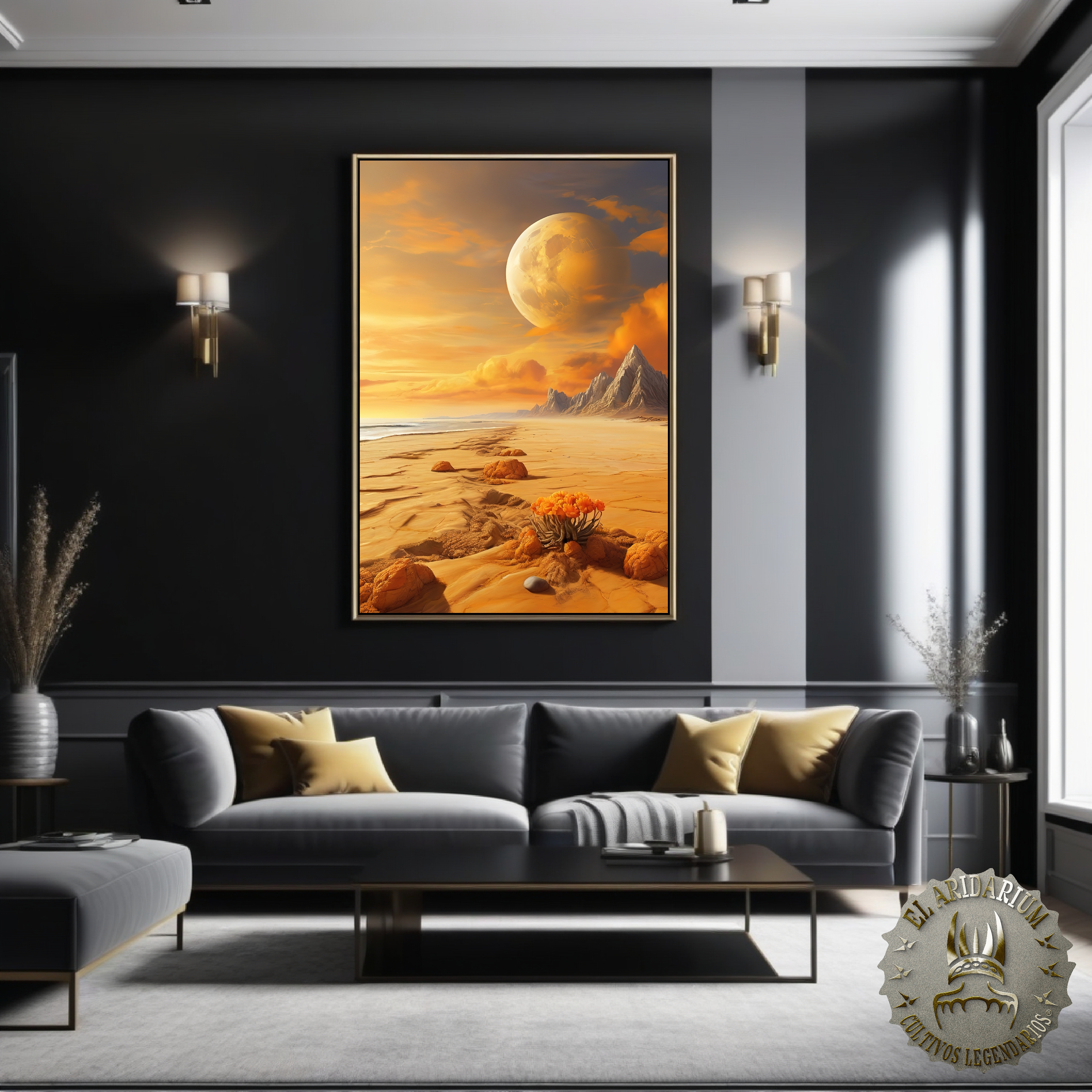 Dreamy Planet Landscape Framed Poster - Surreal Home Decor for Space Lovers product thumbnail image Dreamy Planet Landscape Framed Poster - Surreal Home Decor for Space Lovers product thumbnail image