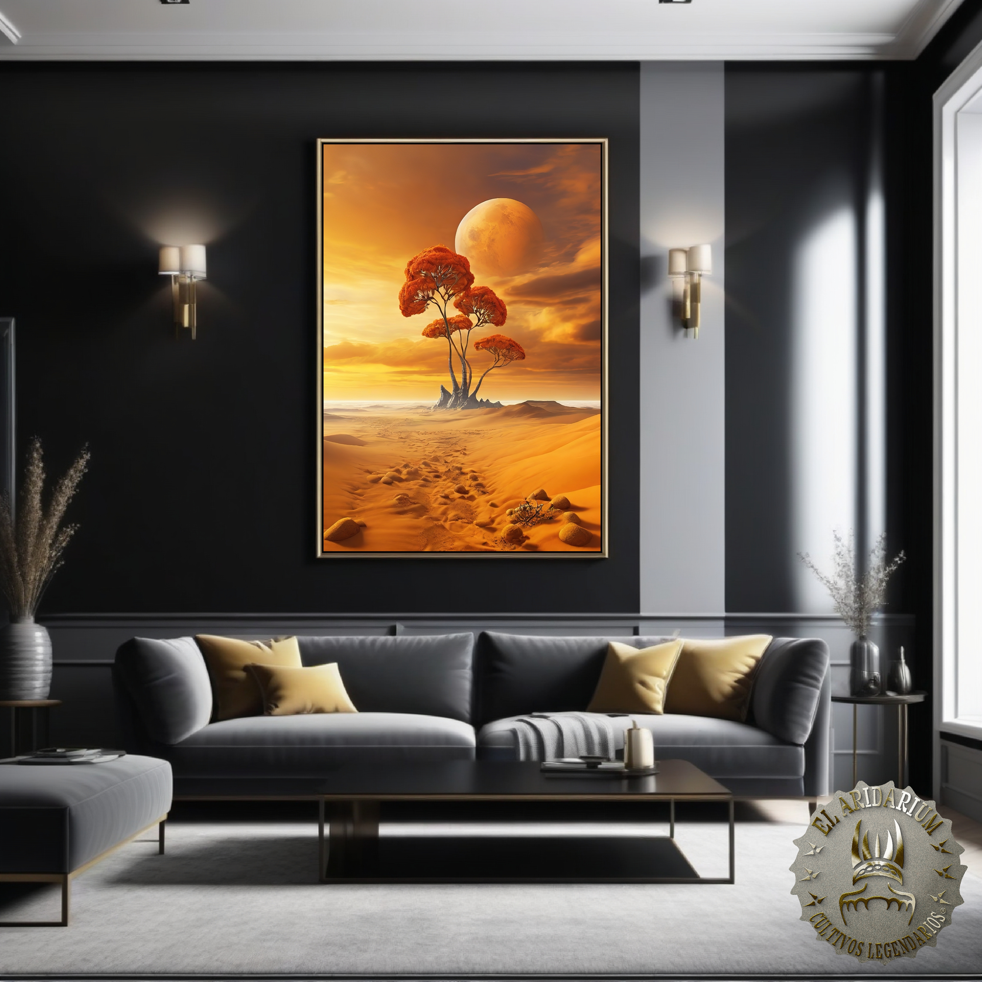 Dreamy Planet Landscape Framed Poster - Surreal Home Decor for Space Lovers Dreamy Planet Landscape Framed Poster - Surreal Home Decor for Space Lovers