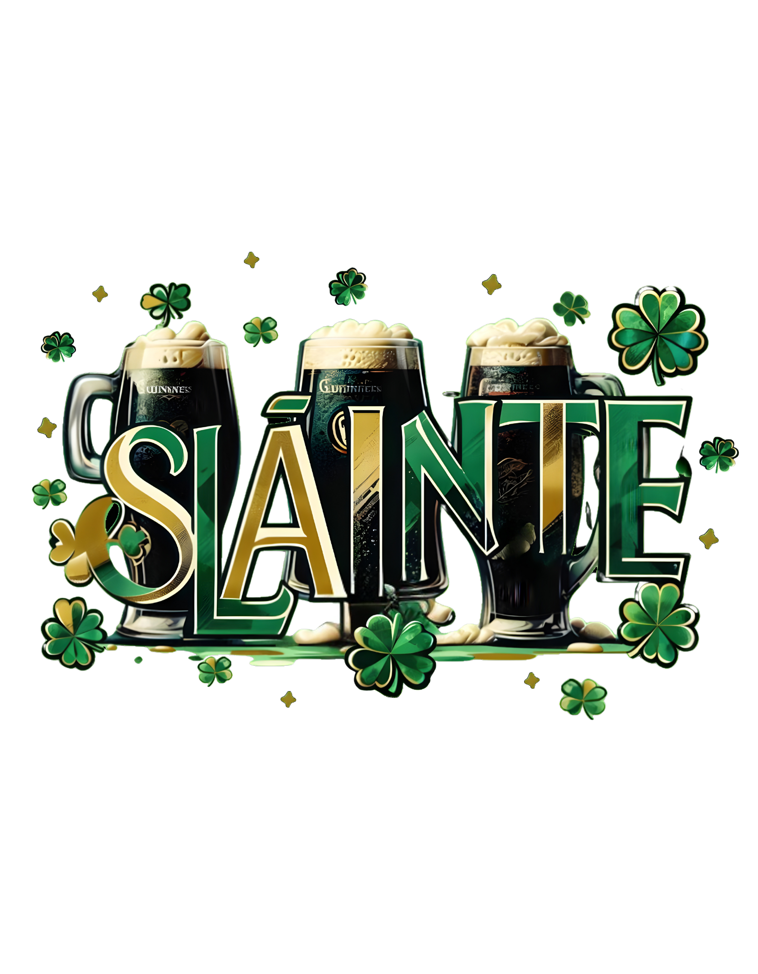 🇮🇪 Sláinte! 🍀Irish Beer Comfy T-Shirt🍀St. Patrick's Day🍀 Unisex Tee for Beer Lovers and Irish Pride 🇮🇪 product thumbnail image