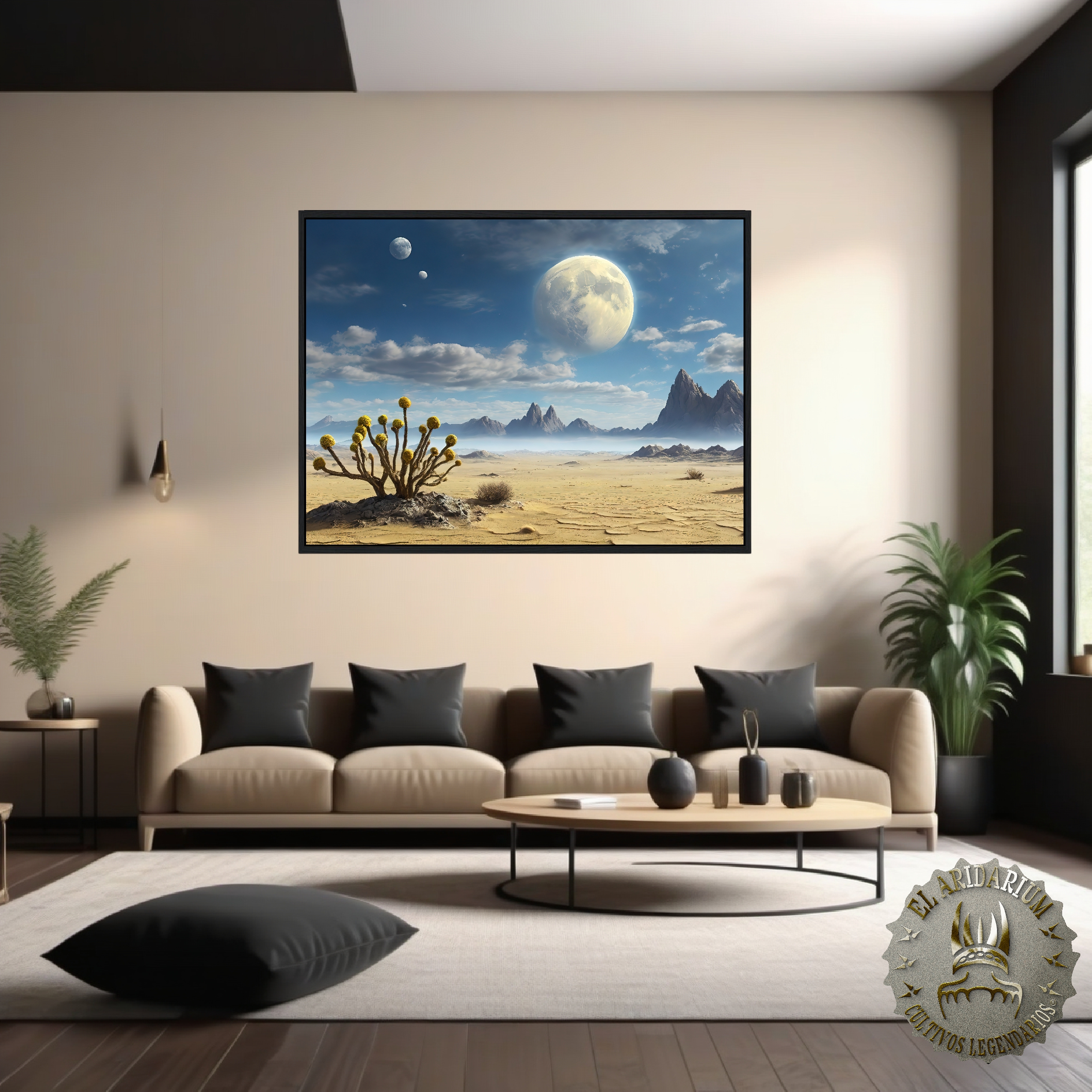 Dreamy Planet Landscape Framed Poster - Surreal Home Decor for Space Lovers Dreamy Planet Landscape Framed Poster - Surreal Home Decor for Space Lovers
