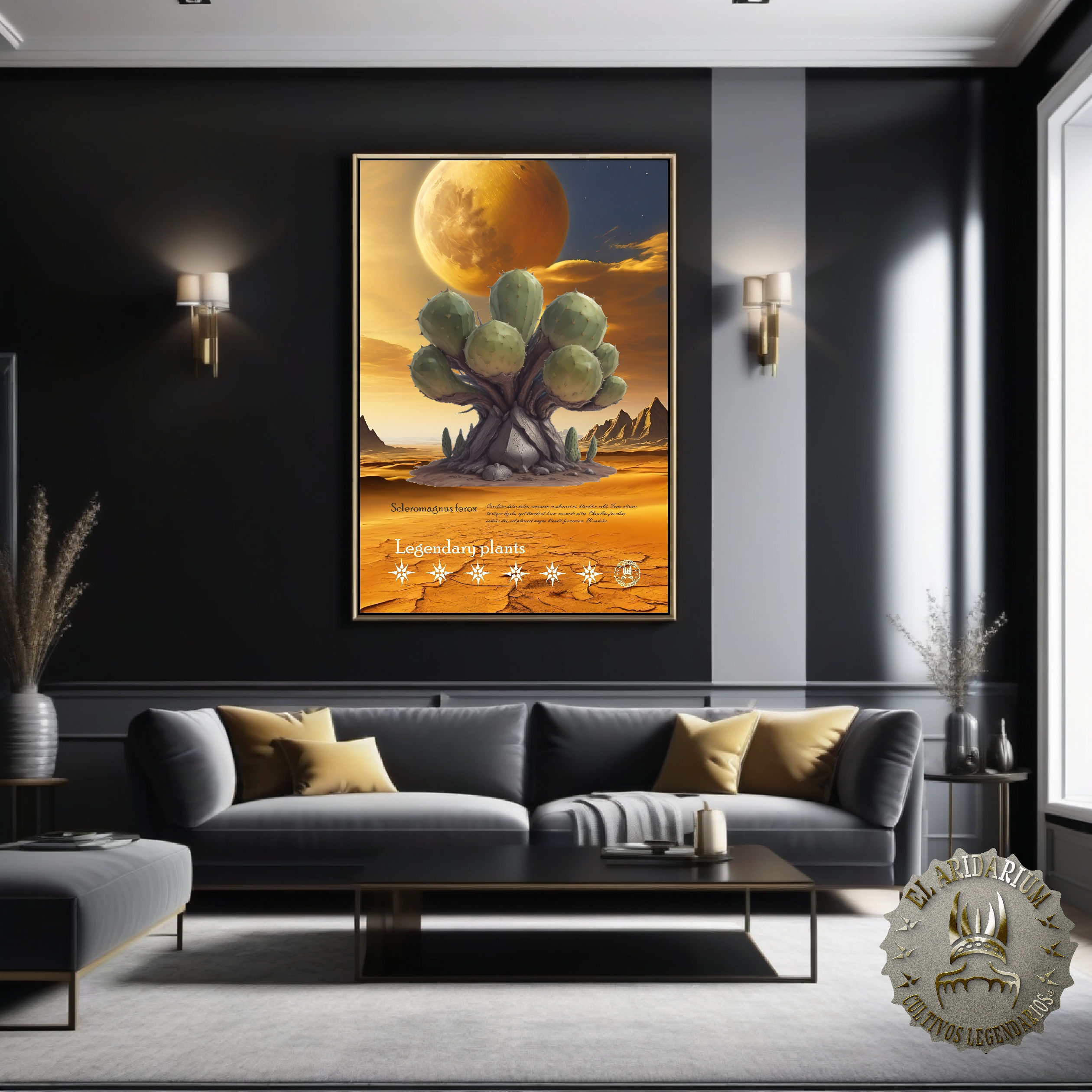 Flora of the Cosmos: Botanical Posters of Alien Arid Plants, Scleromagnus ferox product thumbnail image Flora of the Cosmos: Botanical Posters of Alien Arid Plants, Scleromagnus ferox product thumbnail image