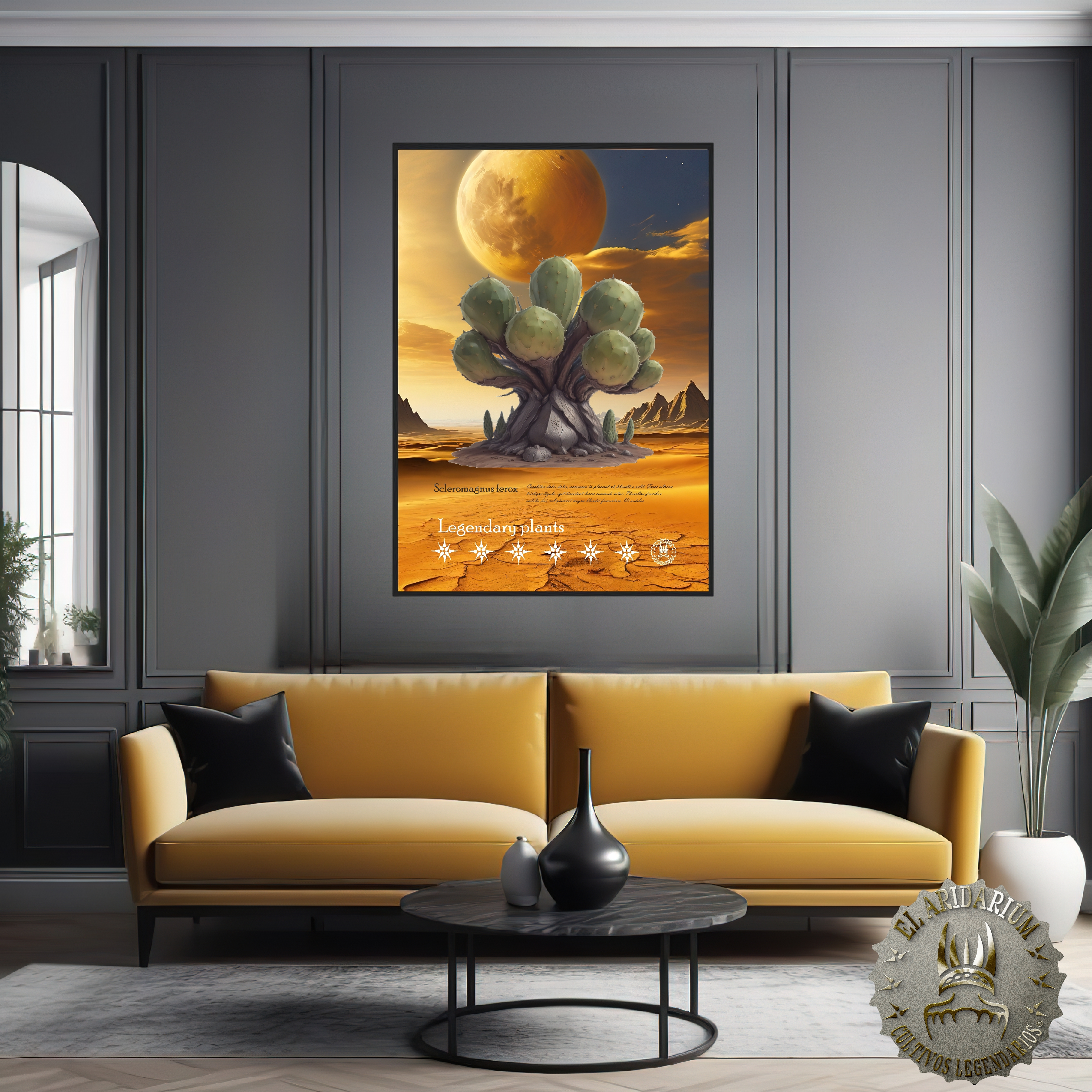 Flora of the Cosmos: Botanical Posters of Alien Arid Plants, Scleromagnus ferox product thumbnail image Flora of the Cosmos: Botanical Posters of Alien Arid Plants, Scleromagnus ferox product thumbnail image
