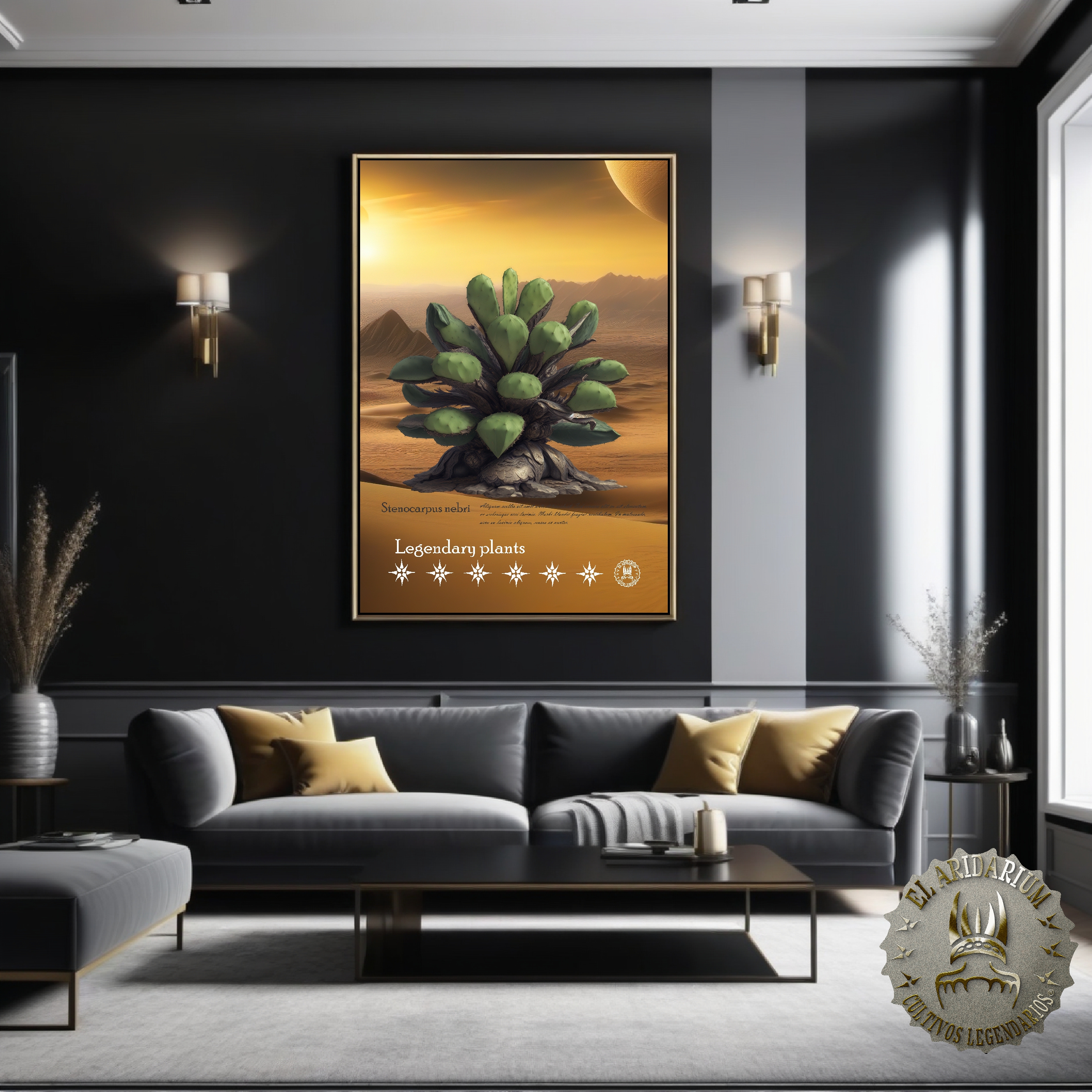 Flora of the Cosmos: Botanical Posters of Alien Arid Plants, Stenocarpus nebri Flora of the Cosmos: Botanical Posters of Alien Arid Plants, Stenocarpus nebri