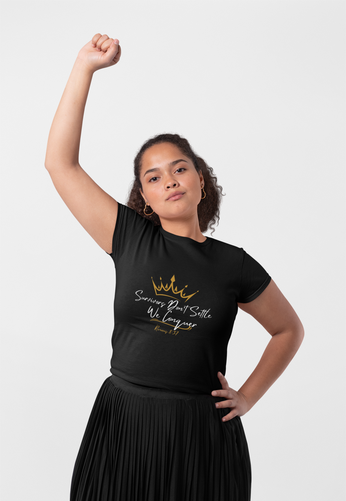 Survivors Conquer Women’s Shirt Survivors Conquer Women’s Shirt