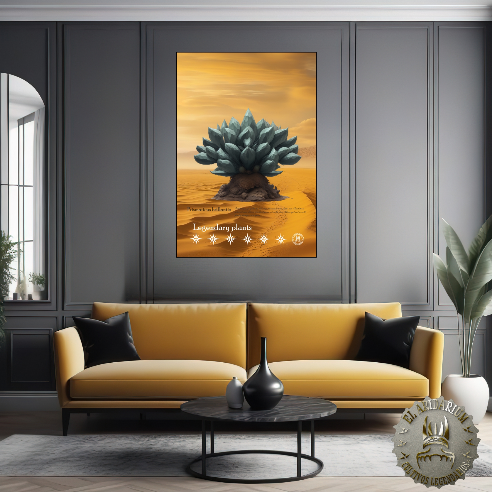 Flora of the Cosmos: Botanical Posters of Alien Arid Plants, Prismaticus brillantia Flora of the Cosmos: Botanical Posters of Alien Arid Plants, Prismaticus brillantia