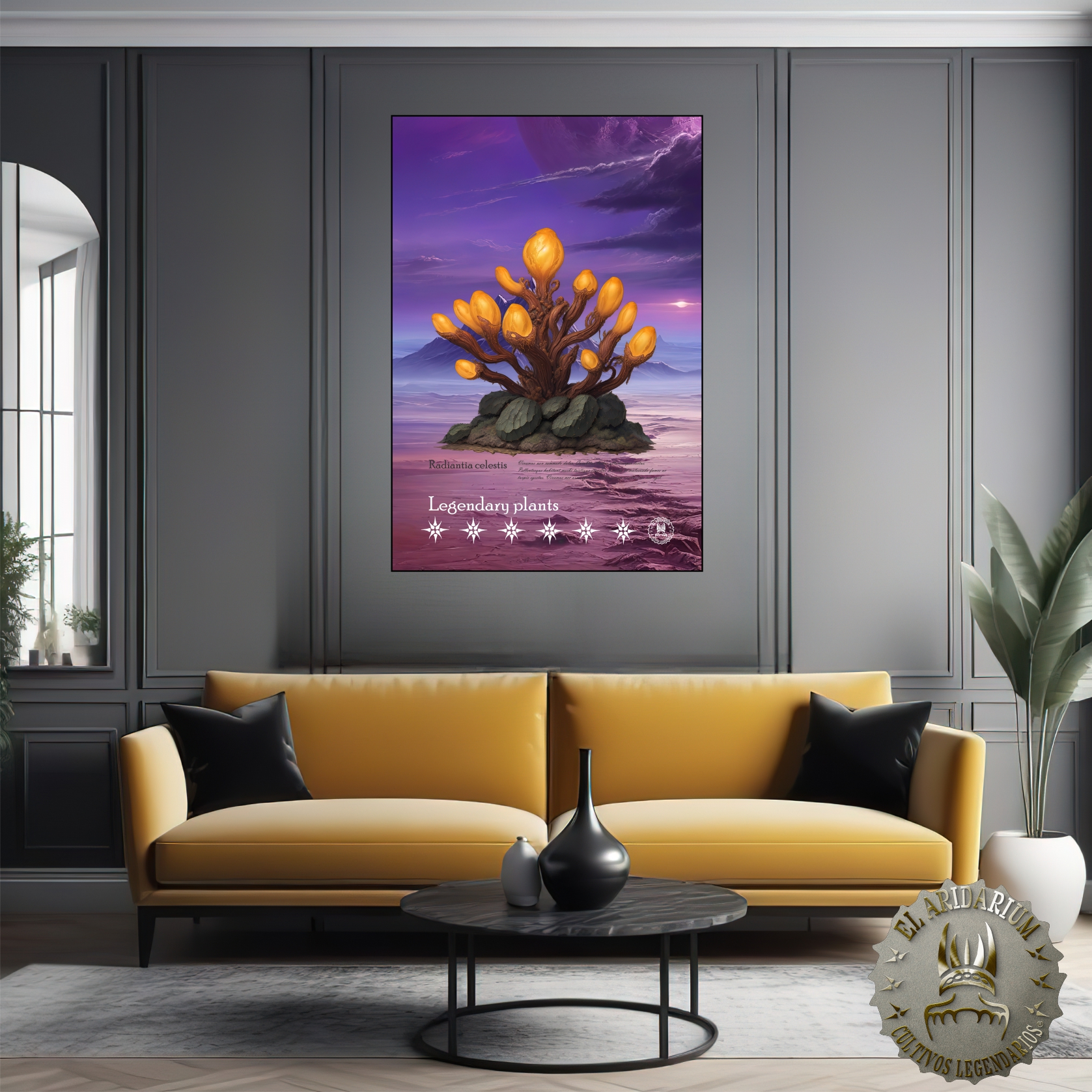 Flora of the Cosmos: Botanical Posters of Alien Arid Plants, Radiantha celestis product thumbnail image Flora of the Cosmos: Botanical Posters of Alien Arid Plants, Radiantha celestis product thumbnail image