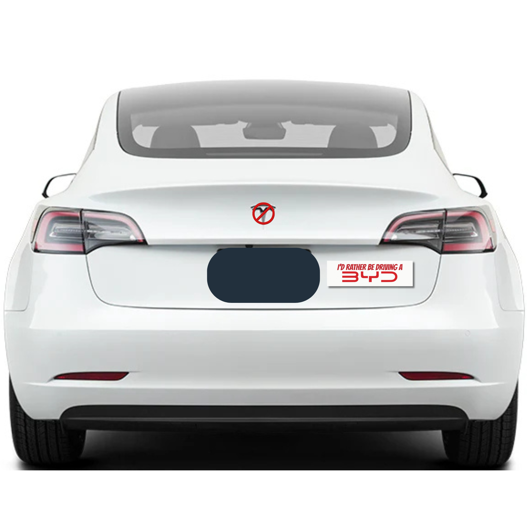 I'd Rather Be Driving a BYD Car Magnet | Show Your Disgust for Musk | Perfect Gift for Disgruntled Tesla Owners product thumbnail image I'd Rather Be Driving a BYD Car Magnet | Show Your Disgust for Musk | Perfect Gift for Disgruntled Tesla Owners product thumbnail image