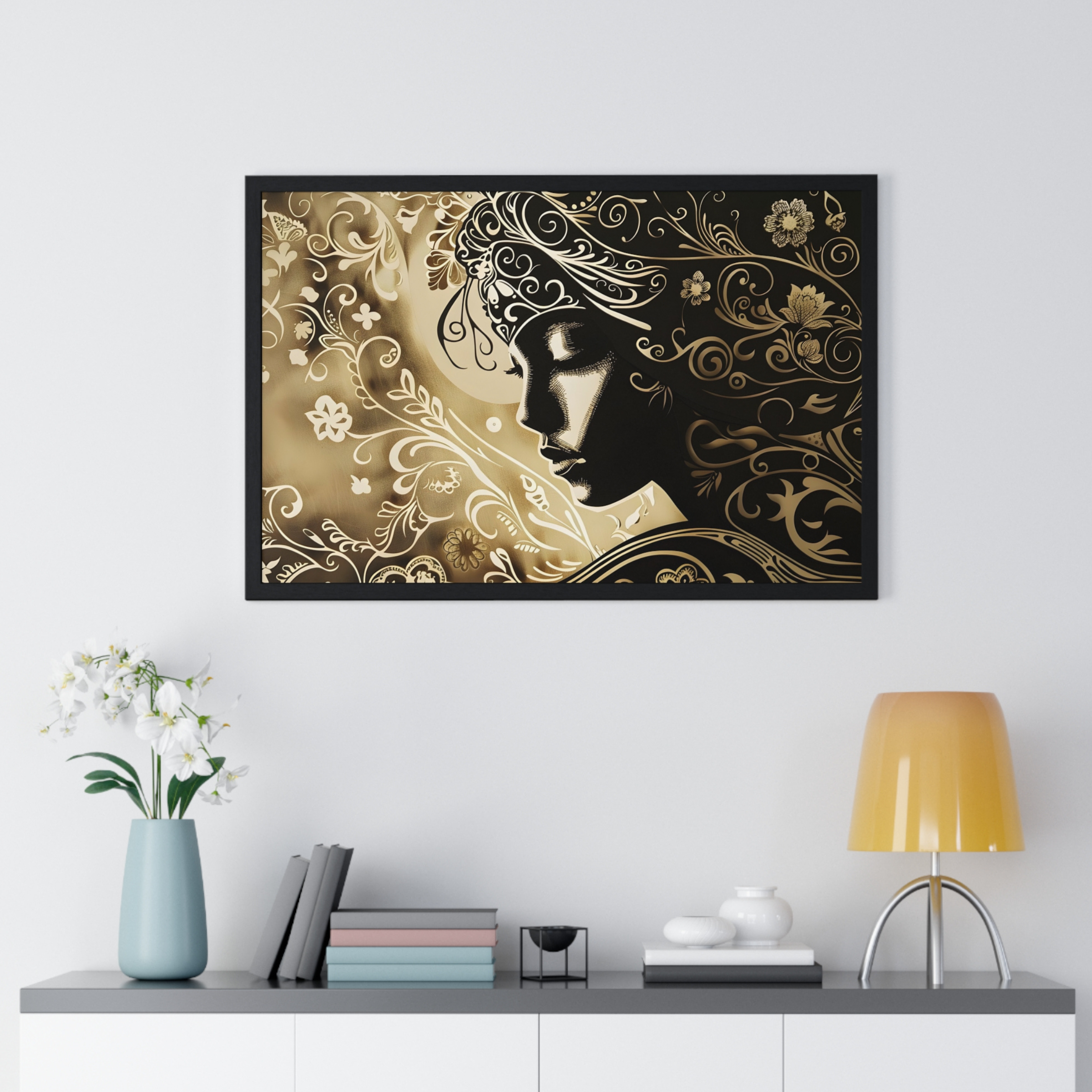 Queen of Sheeba Queen Horizontal Framed Poster product thumbnail image