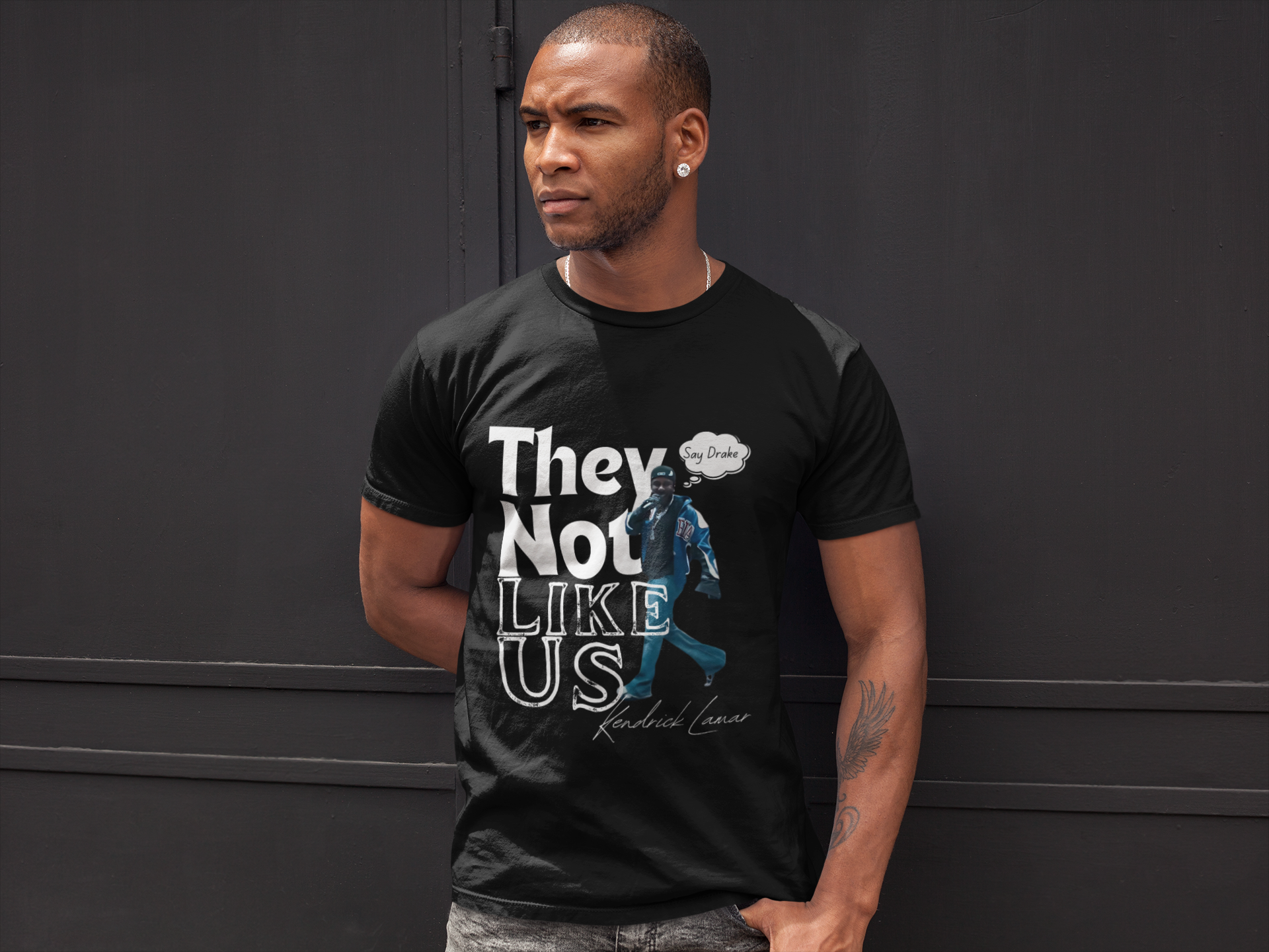 Kendrick Lamar Inspired Unisex Jersey Tee – They Not Like Us product thumbnail image