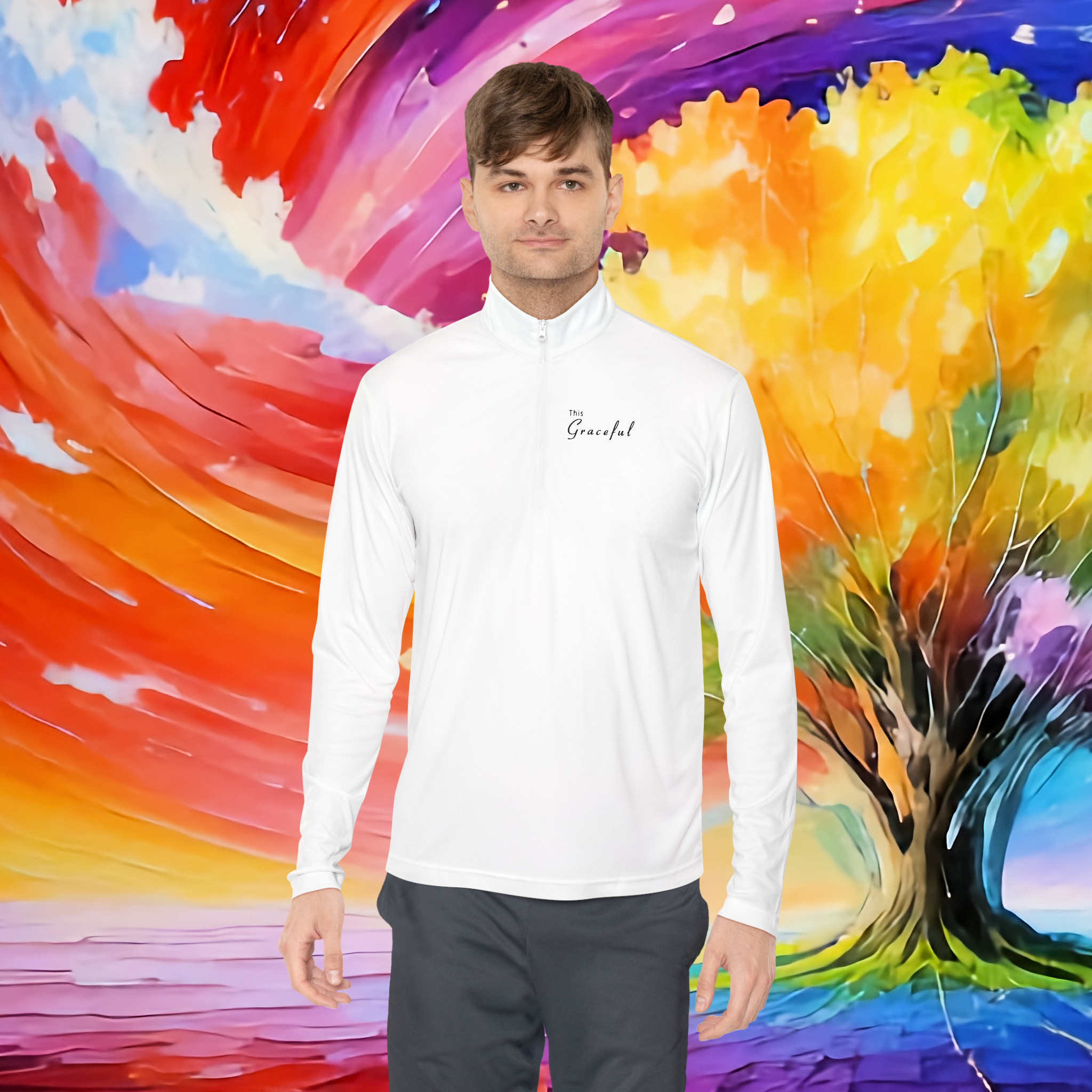 This Graceful - Unisex Quarter-Zip Pullover This Graceful - Unisex Quarter-Zip Pullover