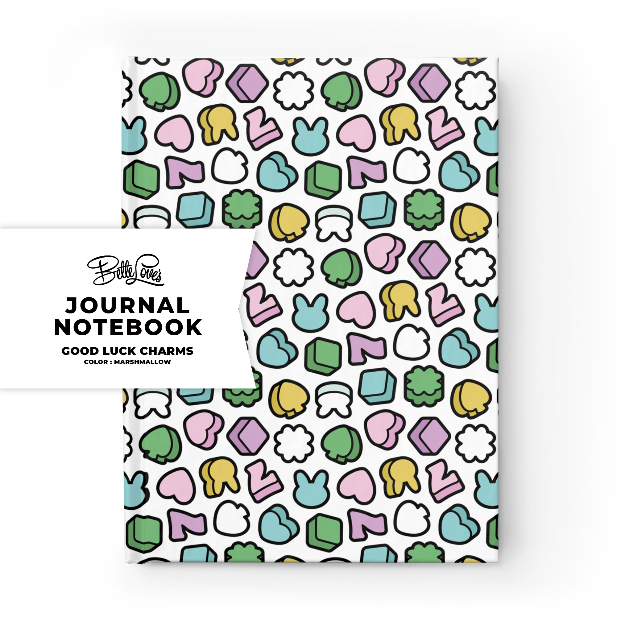 Good Luck Charms Journal Notebook in Marshmallow Good Luck Charms Journal Notebook in Marshmallow