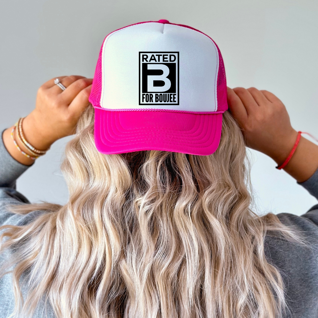 Rated B for Boujee Trucker Caps product thumbnail image Rated B for Boujee Trucker Caps product thumbnail image