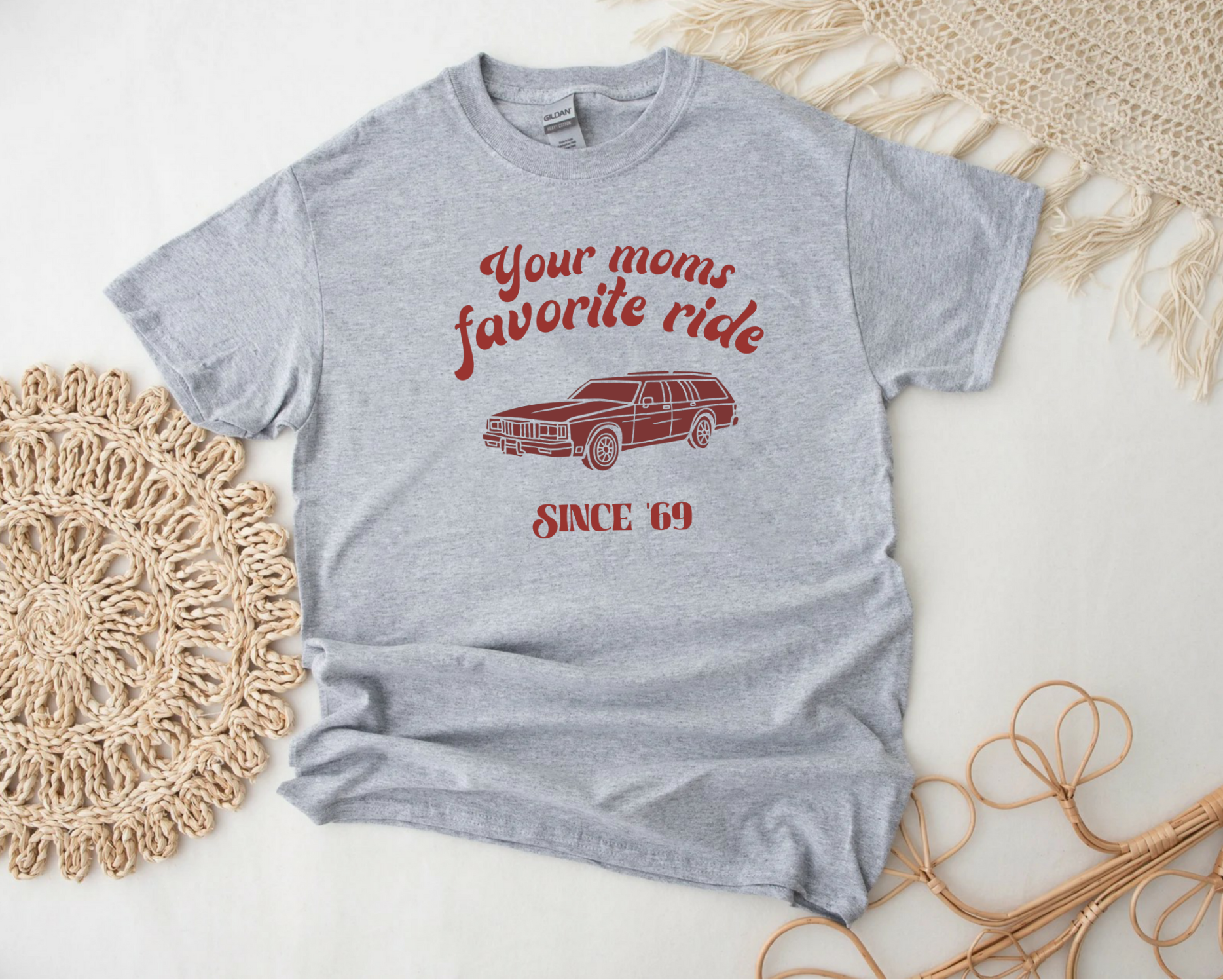 Your Moms Favorite Ride Since 69' graphic T-shirt, Funny Tee aesthetic Boyfriend oversized, funny sarcastic design product thumbnail image Your Moms Favorite Ride Since 69' graphic T-shirt, Funny Tee aesthetic Boyfriend oversized, funny sarcastic design product thumbnail image