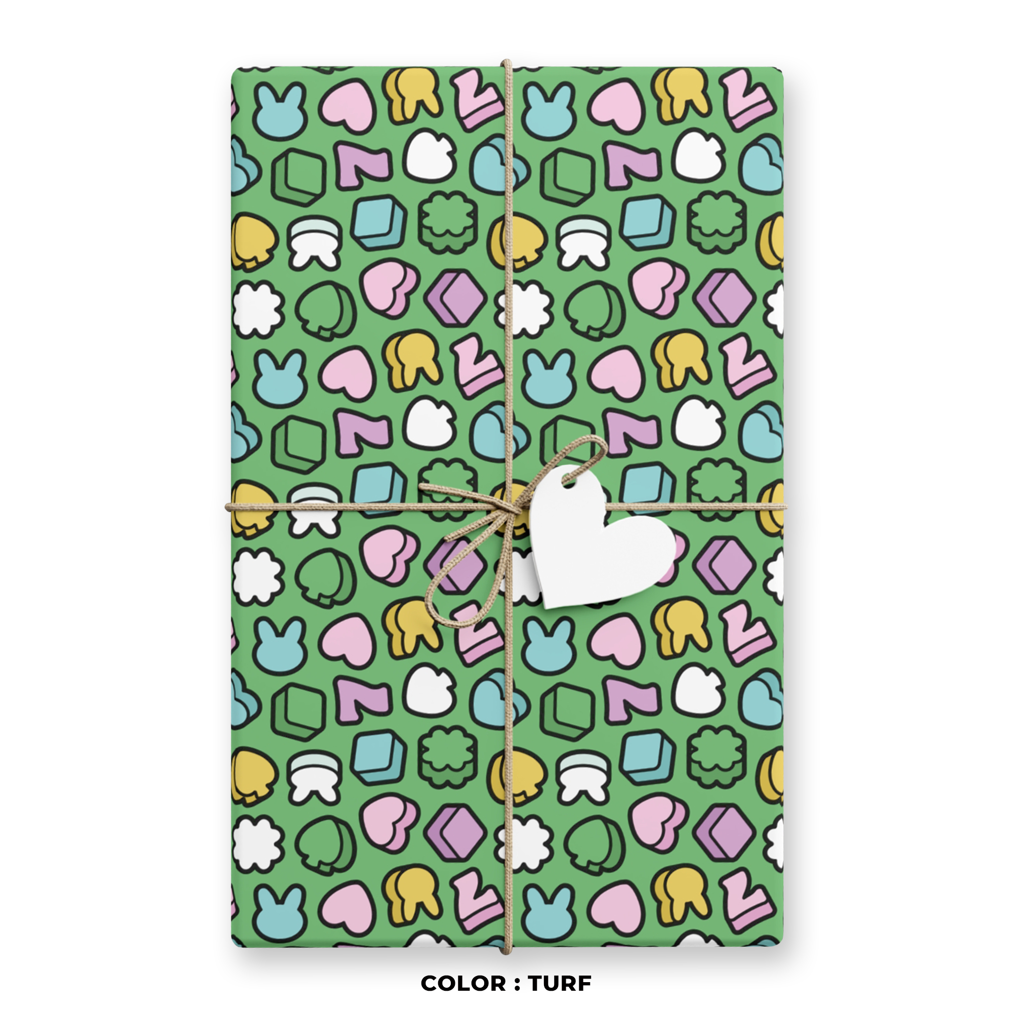 Good Luck Charms Gift Wrap in Turf product thumbnail image Good Luck Charms Gift Wrap in Turf product thumbnail image