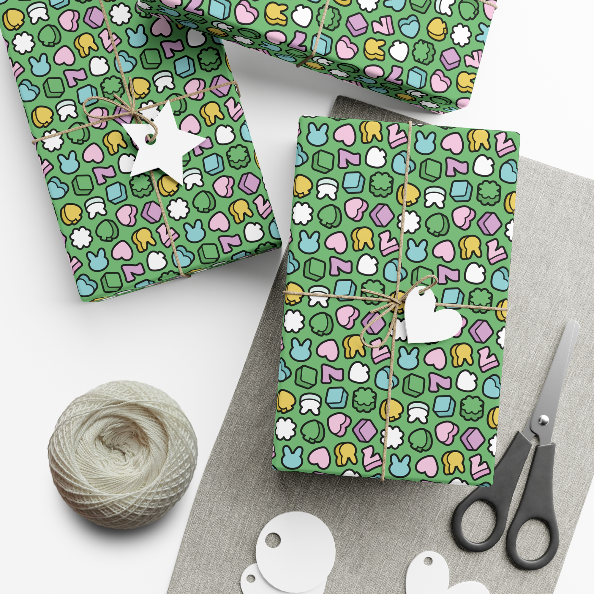 Good Luck Charms Gift Wrap in Turf product thumbnail image Good Luck Charms Gift Wrap in Turf product thumbnail image