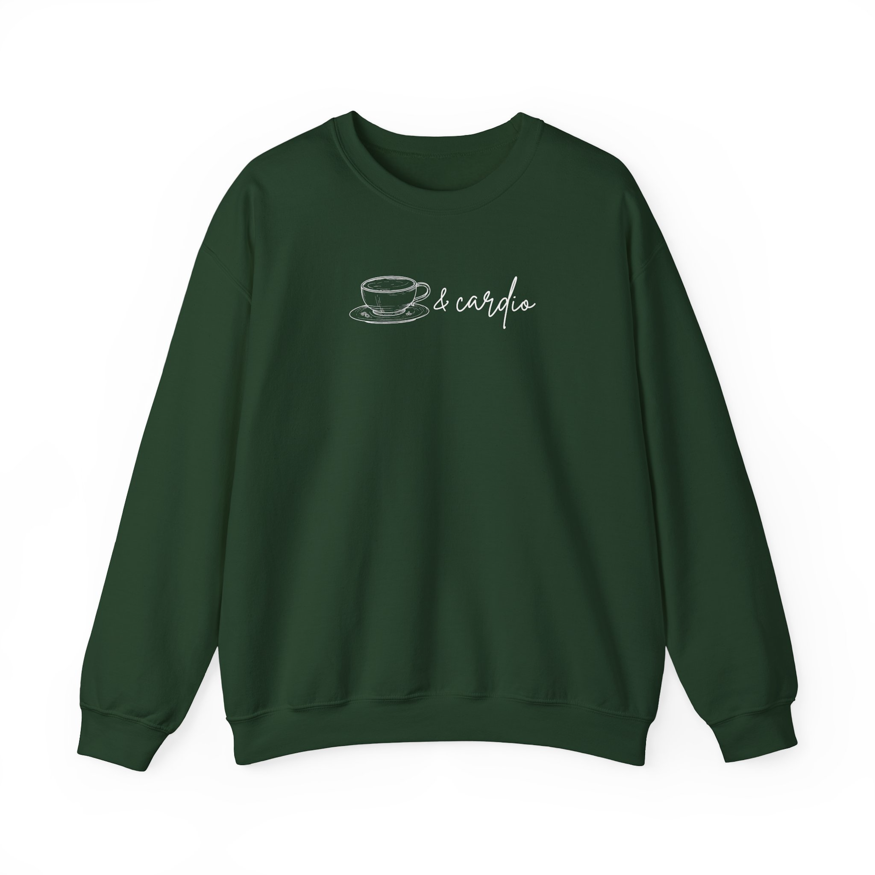 Coffee & Cardio Crewneck Sweatshirt product thumbnail image Coffee & Cardio Crewneck Sweatshirt product thumbnail image