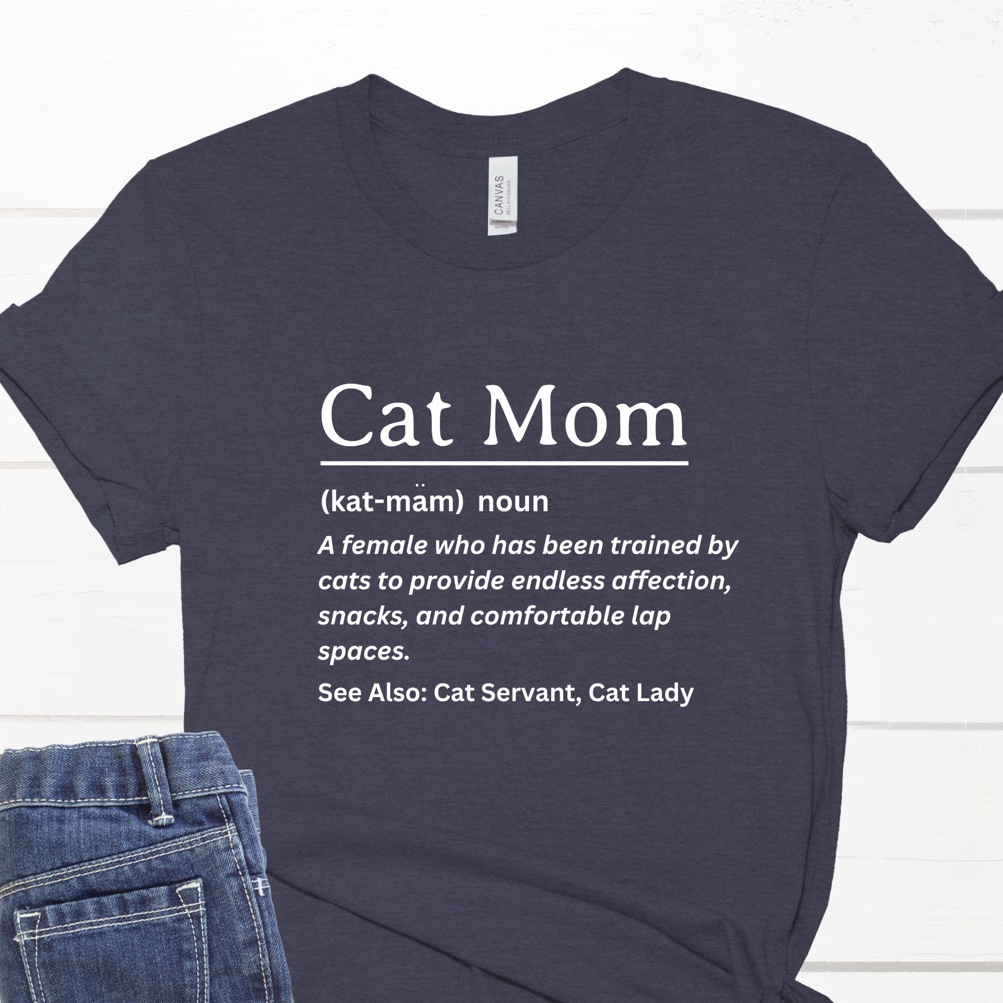 Funny Definition Shirt, Cat Mom Tee product thumbnail image Funny Definition Shirt, Cat Mom Tee product thumbnail image