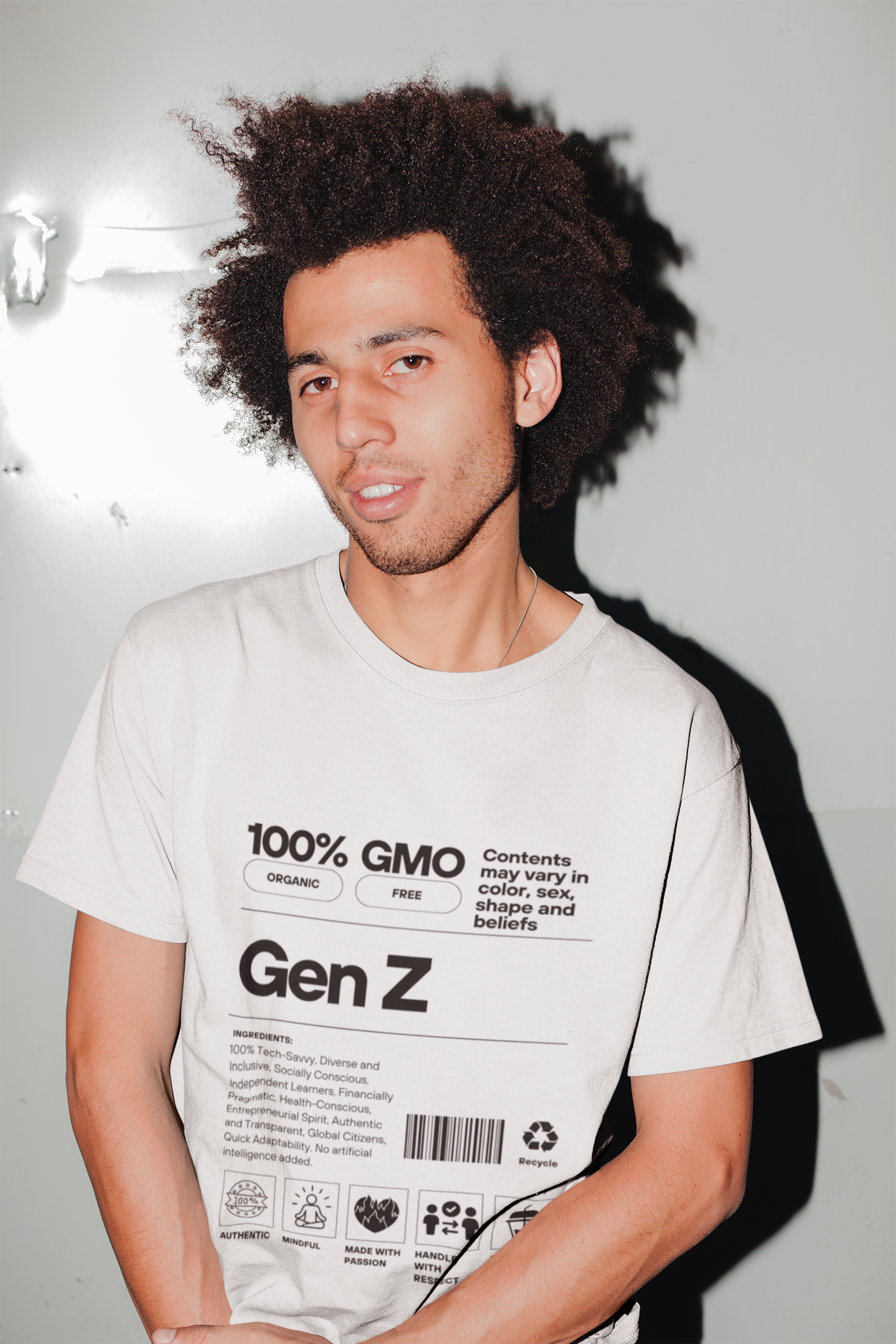 Gen Z 100% Tech-Savvy T-shirt - Diverse, Inclusive, Socially Conscious