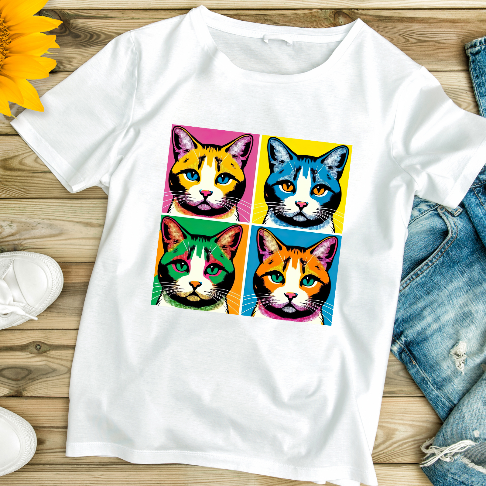 Pop Art Kitty Unisex Tee Pop Art Kitty Unisex Tee