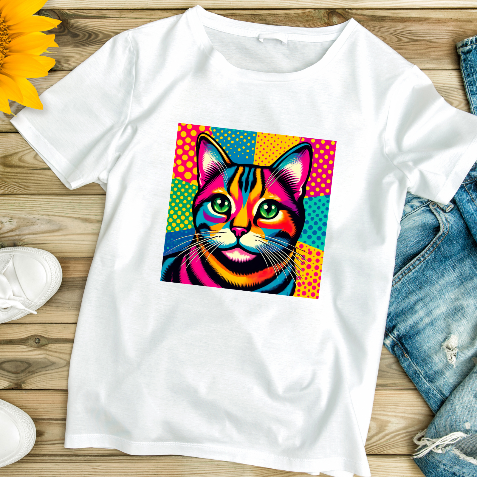 Pop Art Kitty Unisex Tee Pop Art Kitty Unisex Tee